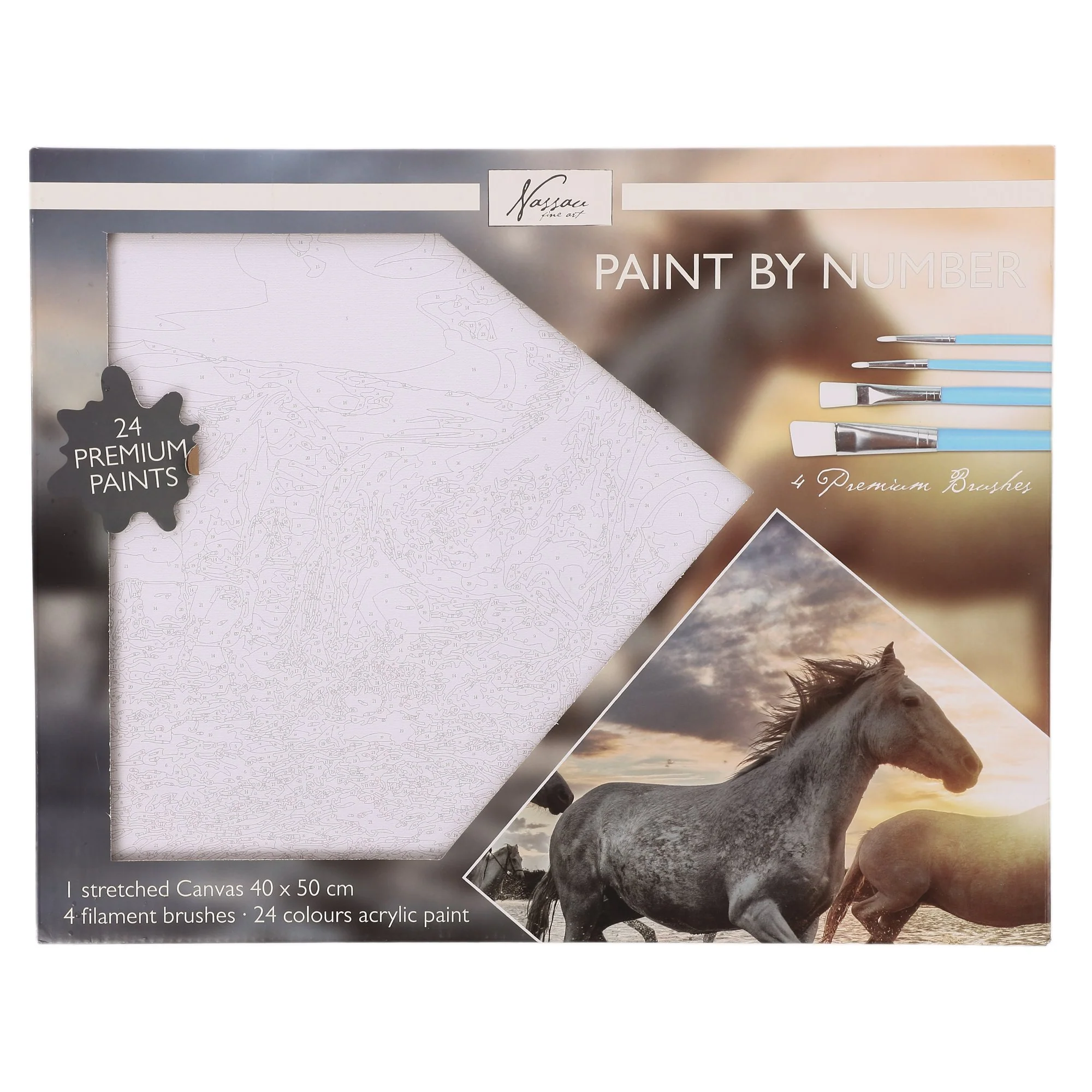 Peinture par numéros Chevaux