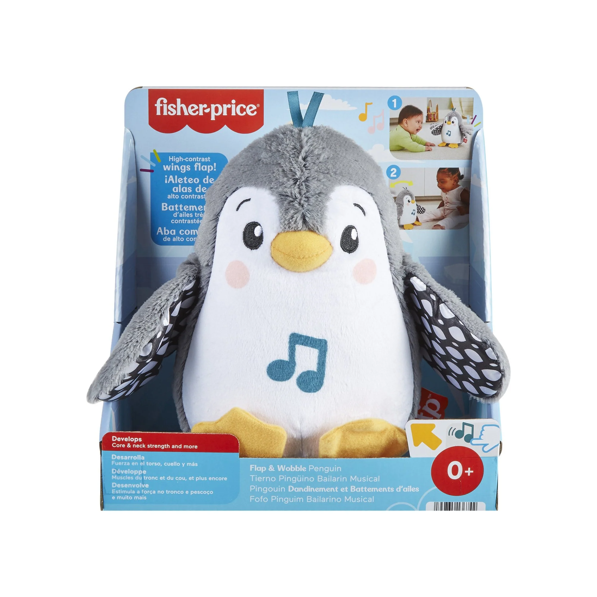 Peluche Mon pingouin d'éveil