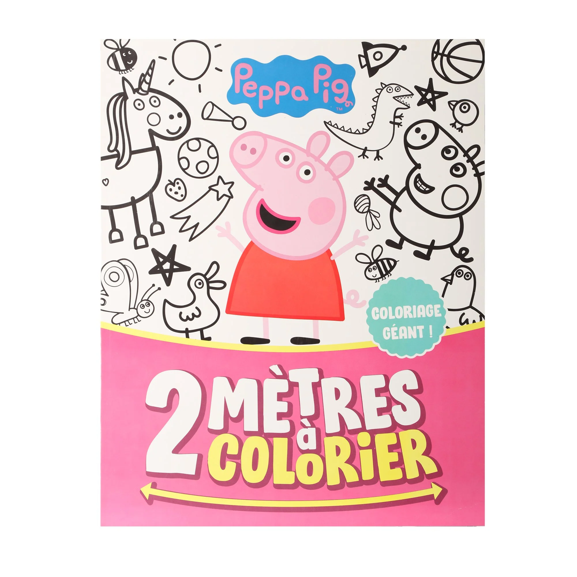 Peppa Pig - 2 mètres à colorier