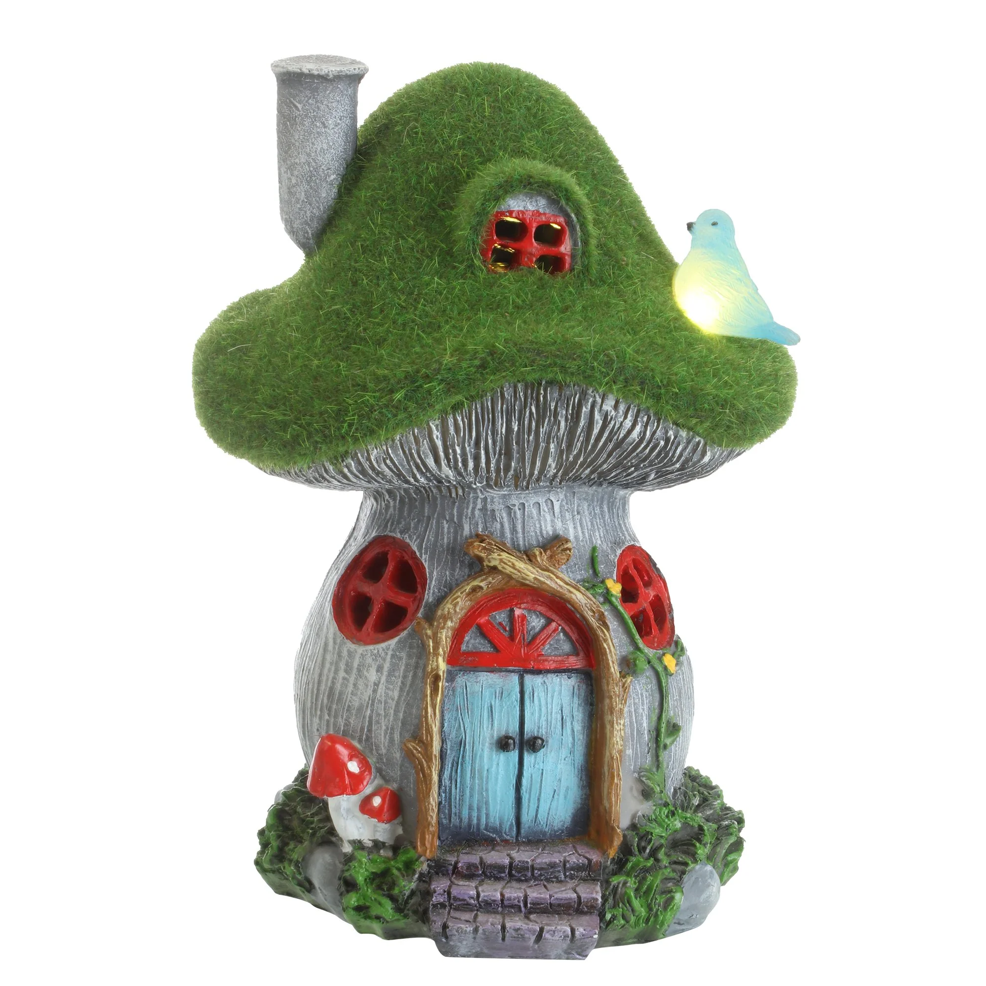 Petite maison d'extérieur lampe solaire - Jaune - Image 6