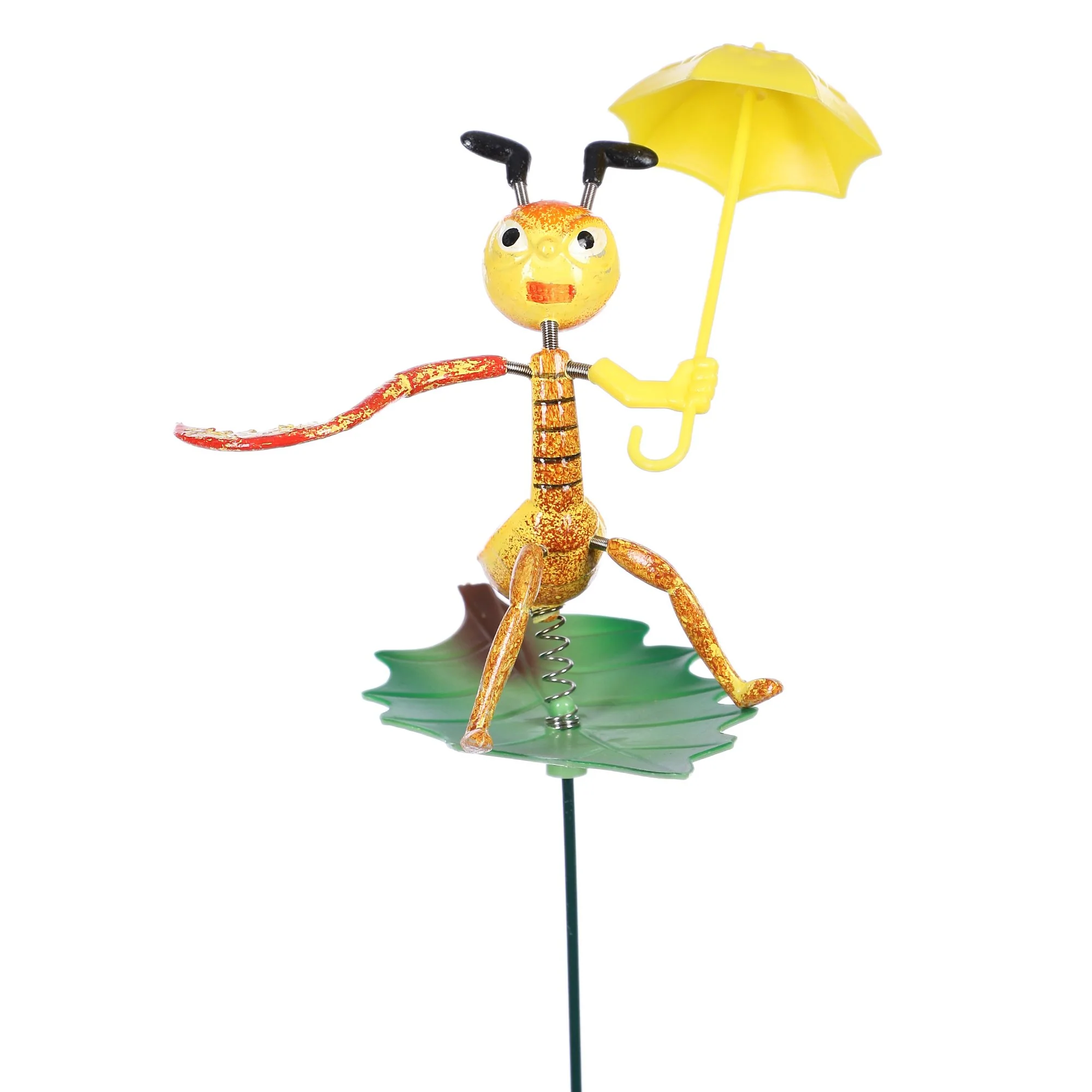 PIQUE INSECTE SUR FEUILLE 60X14X12CM