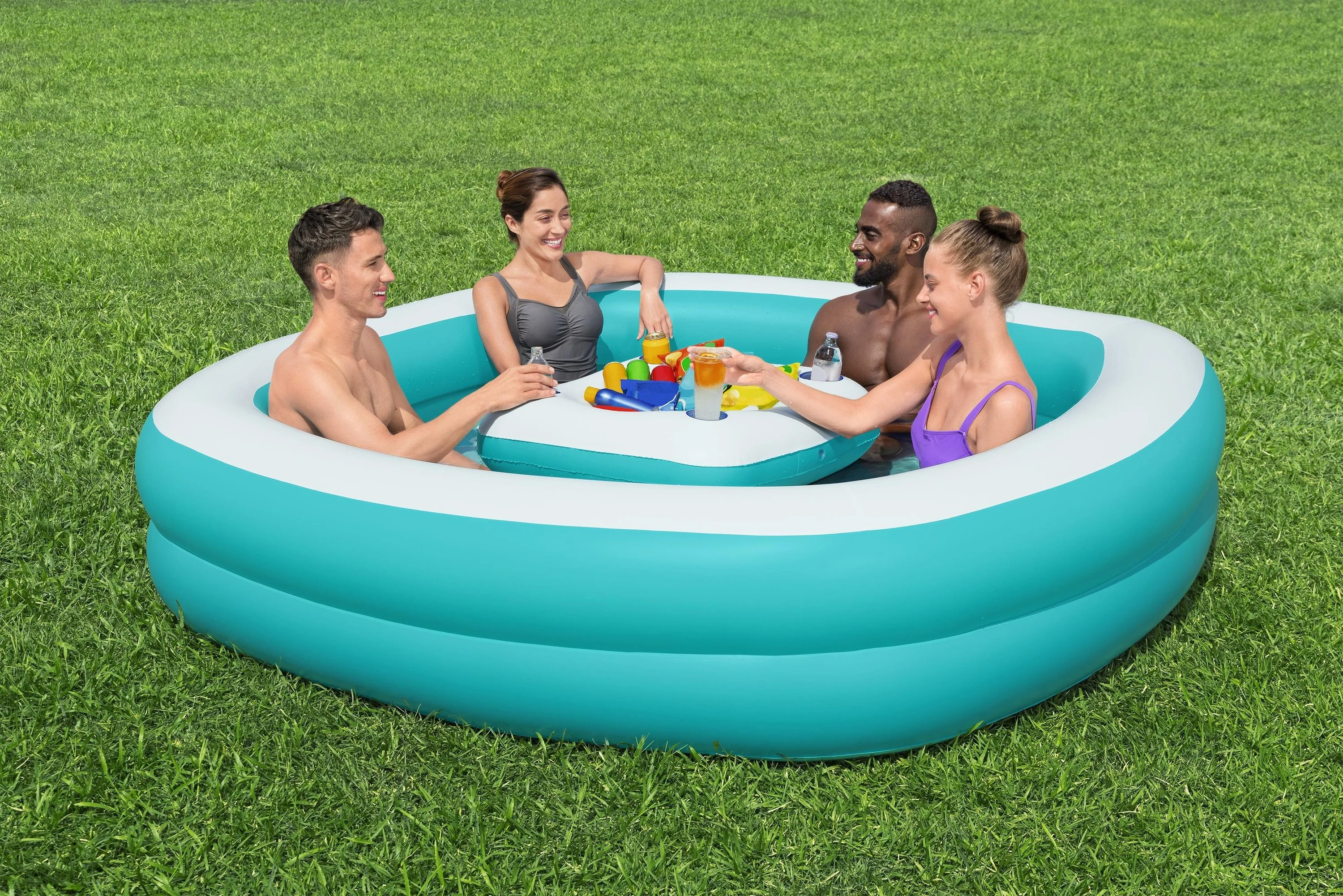 Piscine gonflable Bestway avec porte gobelet - Image 3