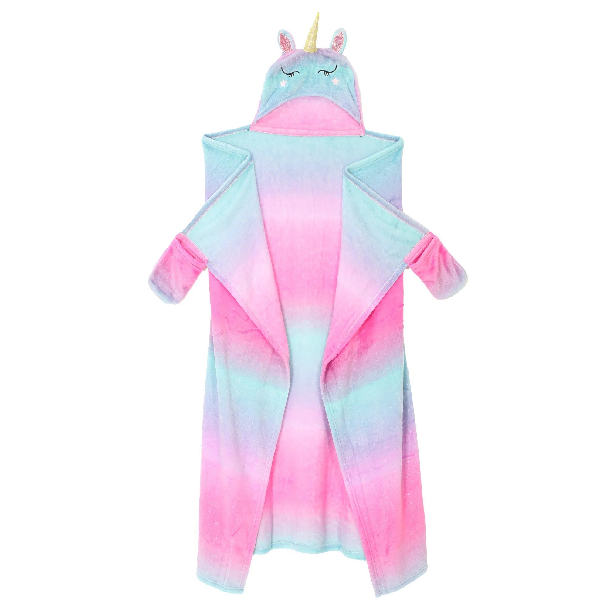 Plaid animal à capuche - Noir - Image 2