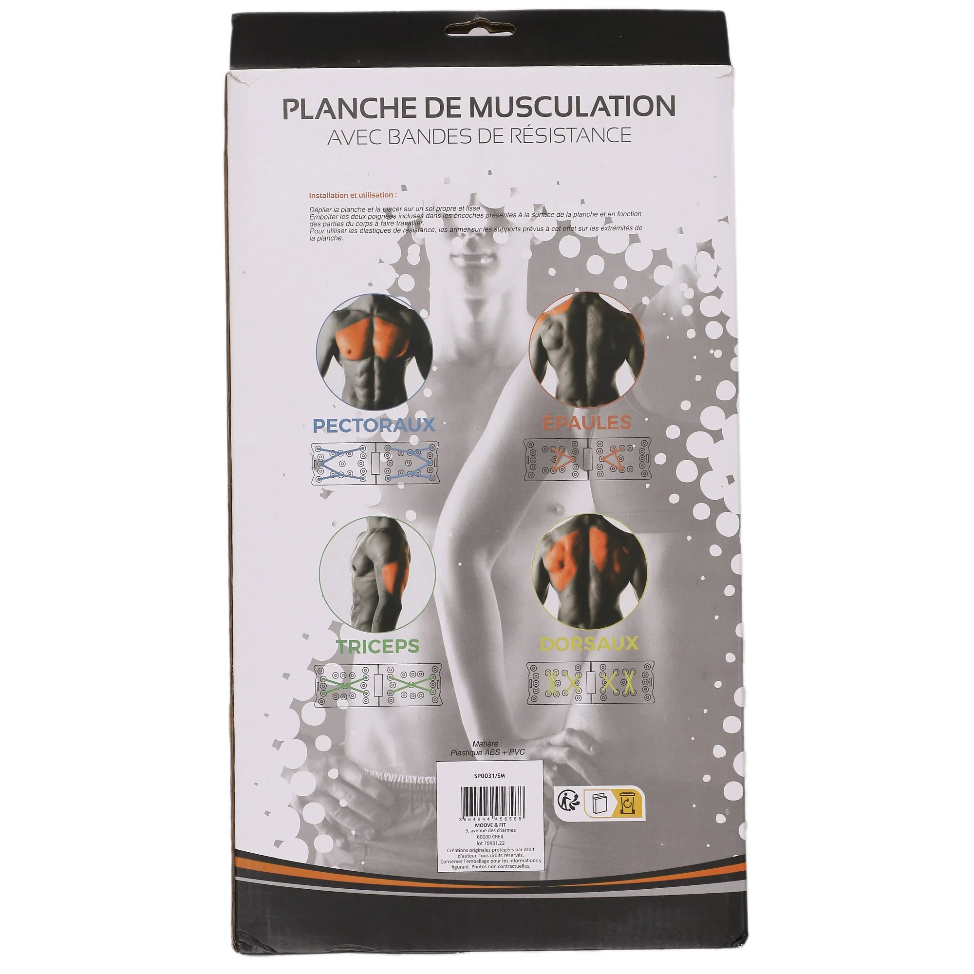 Planche de musculation avec élastique - Image 3