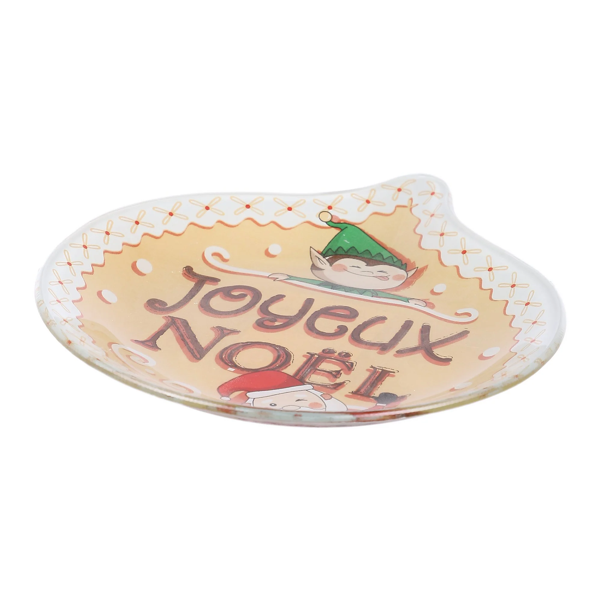 Plat boule de Noël - Beige - Image 2