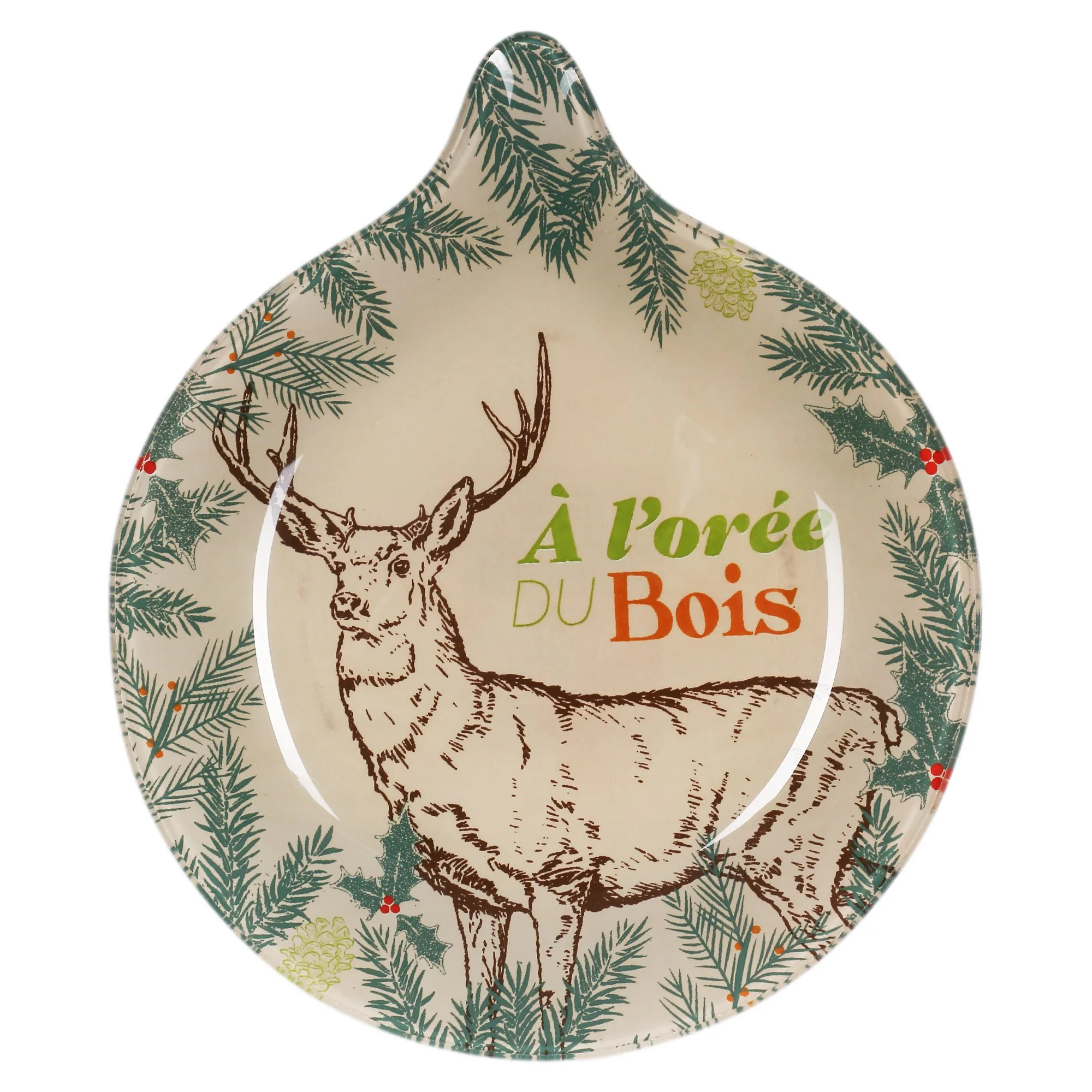 Plat boule de Noël - Vert