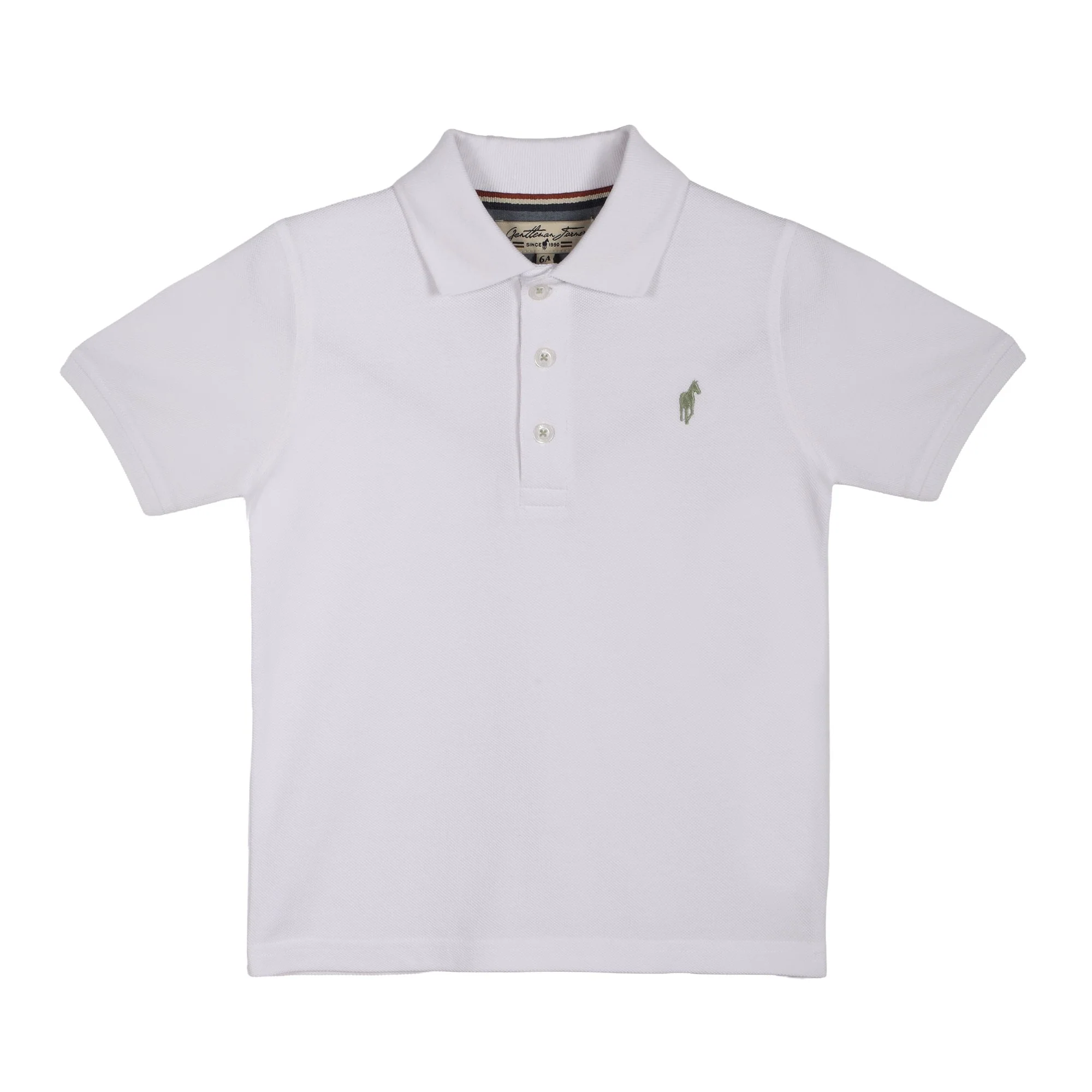 Polo avec broderie - Rose