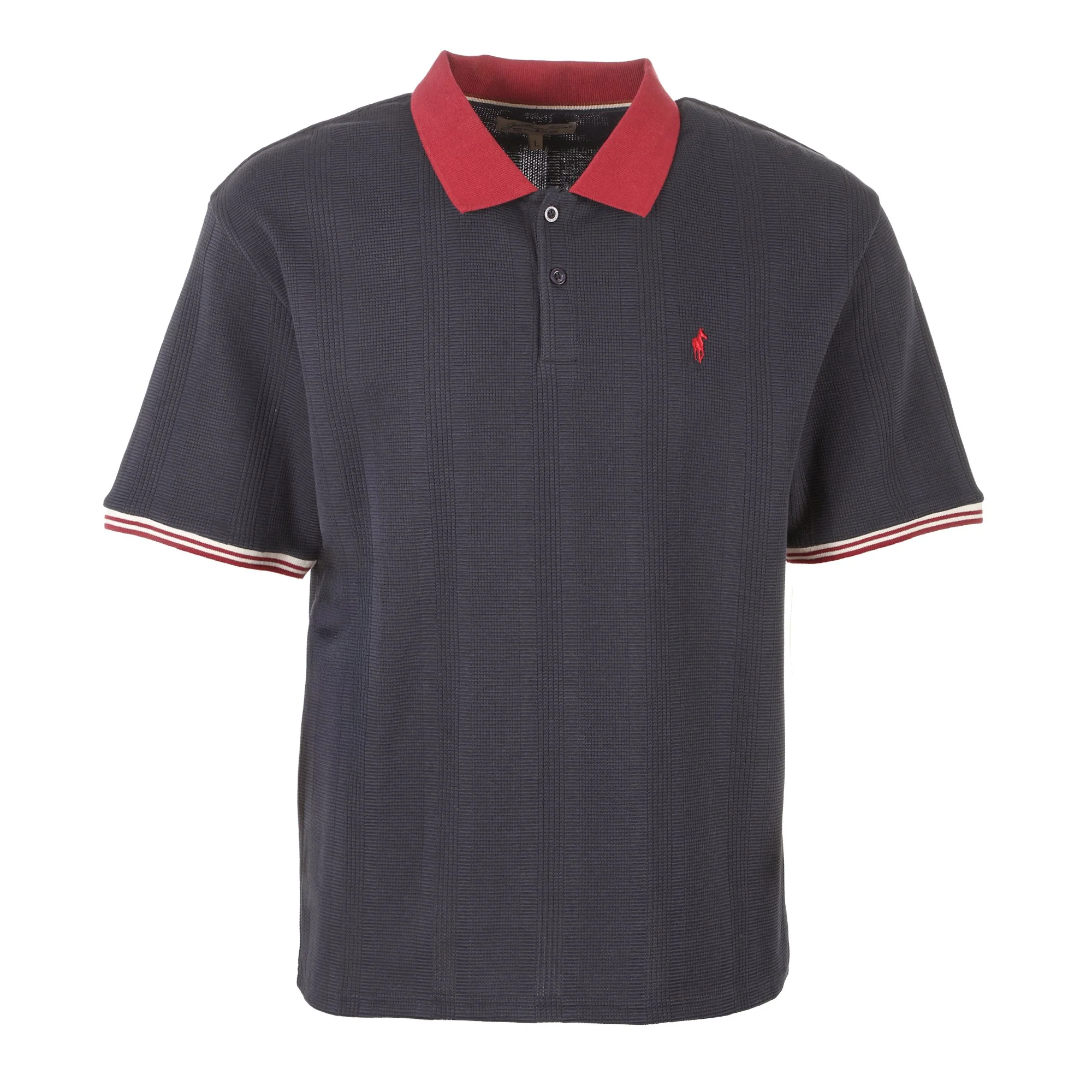 Polo en Maille - Bleu foncé