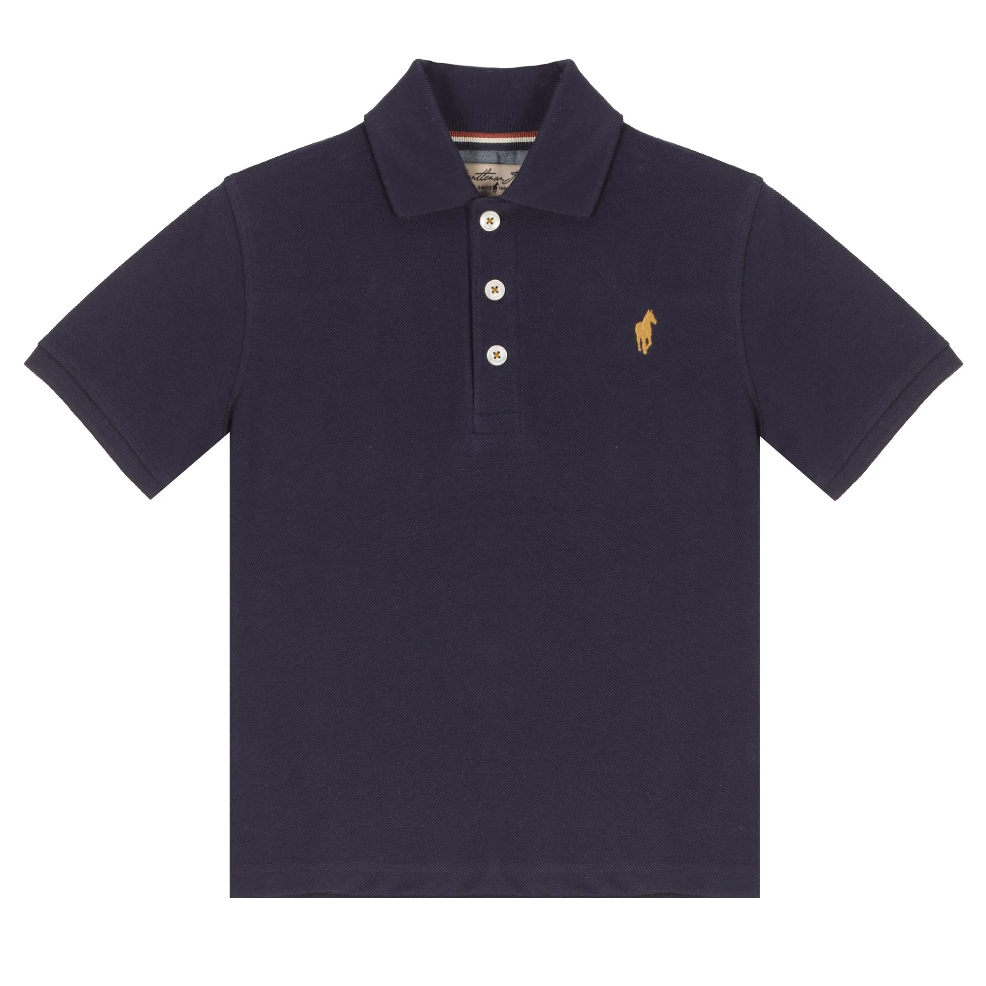 Polo manches courtes 3/12 ans - Bleu - Image 3