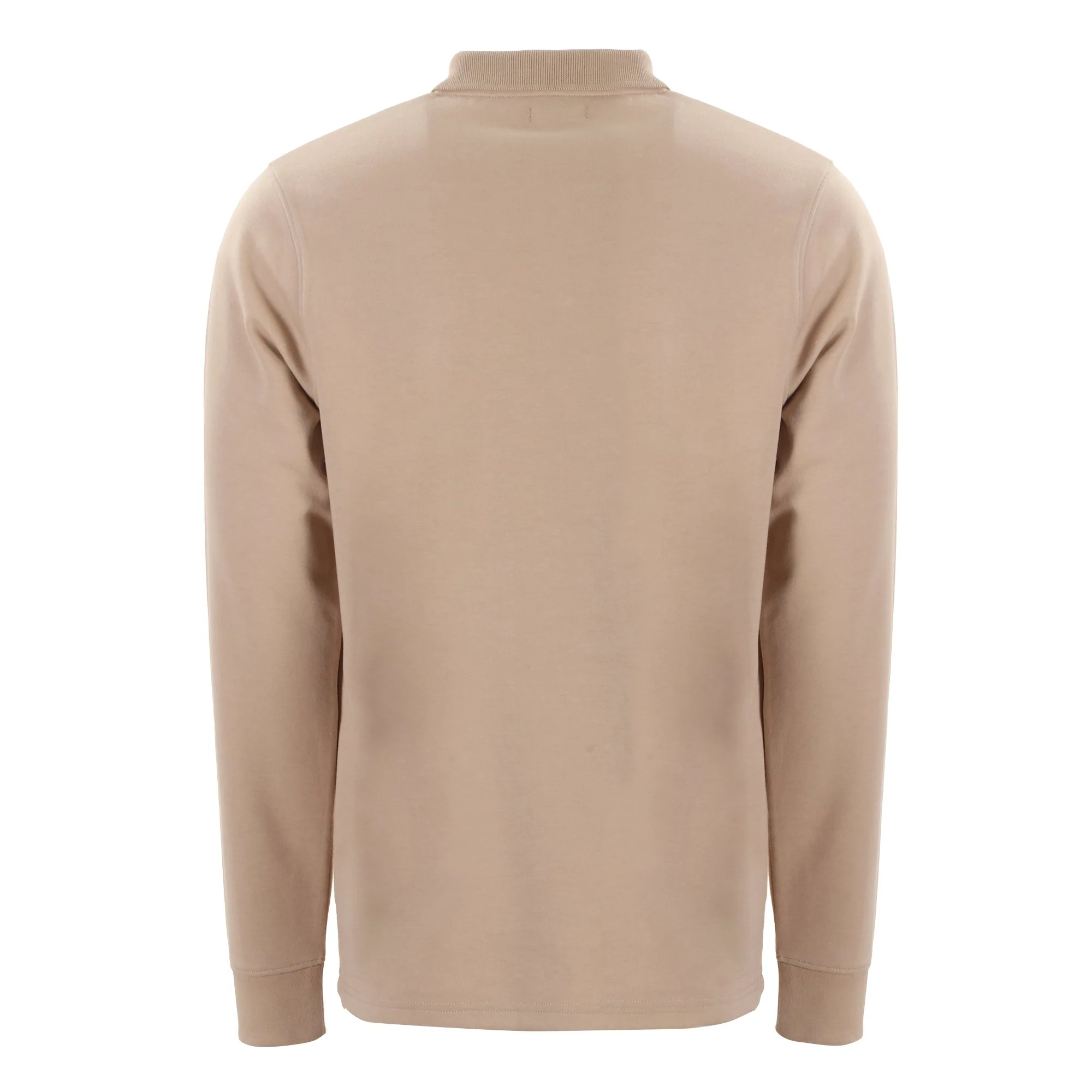 Polo manches longues - Beige - Image 2