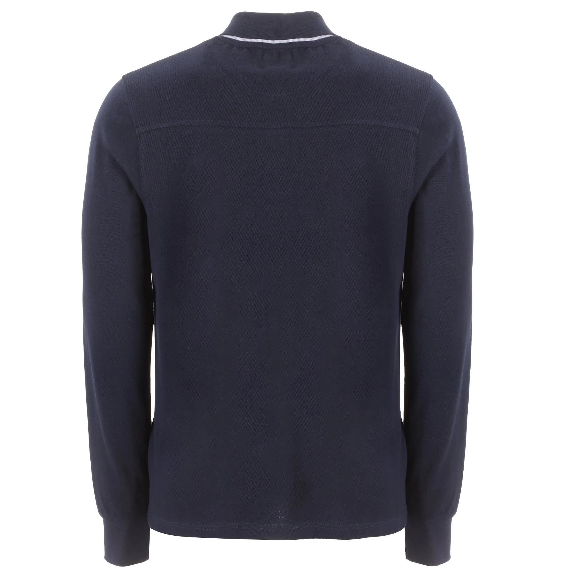 Polo manches longues - Bleu foncé - Image 2