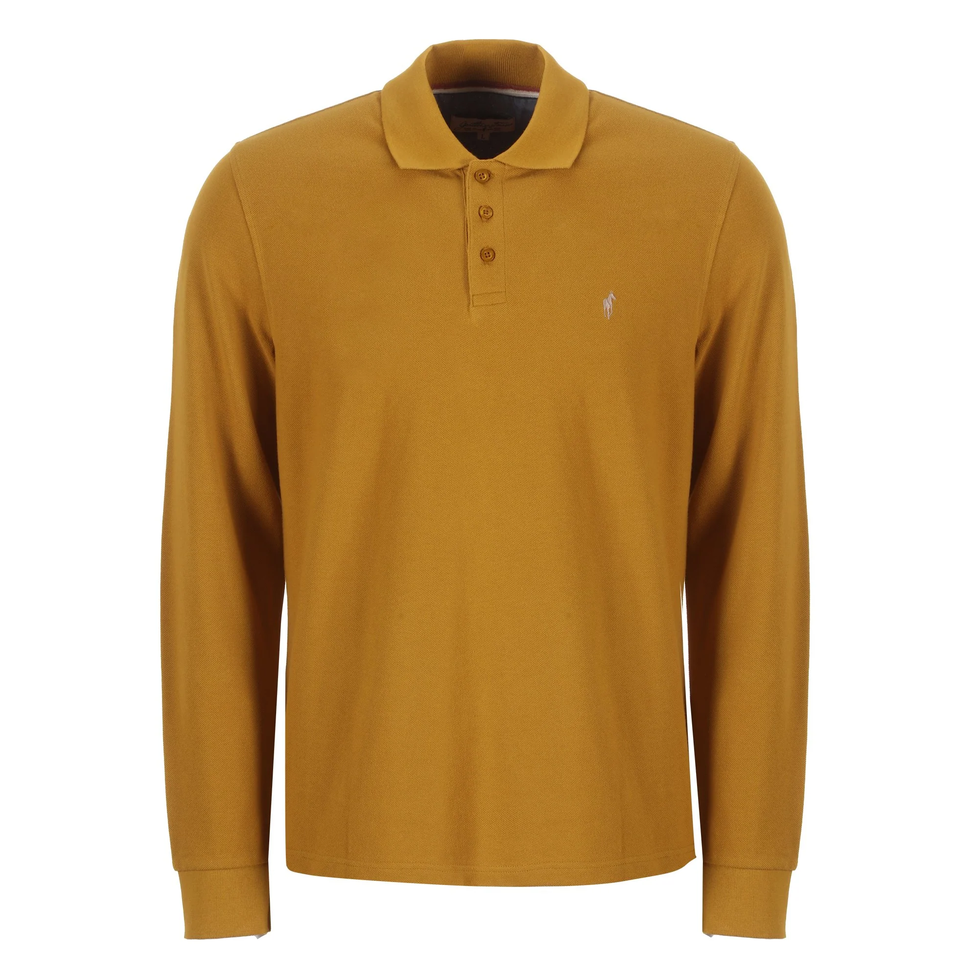 Polo manches longues  - Jaune