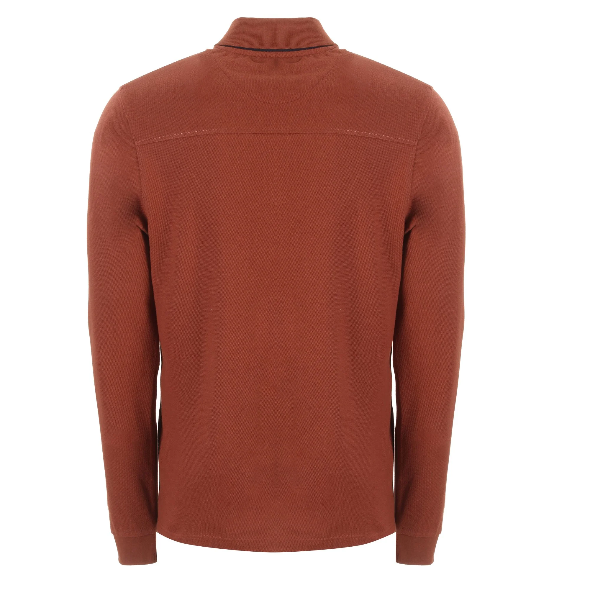Polo manches longues  - Marron - Image 2