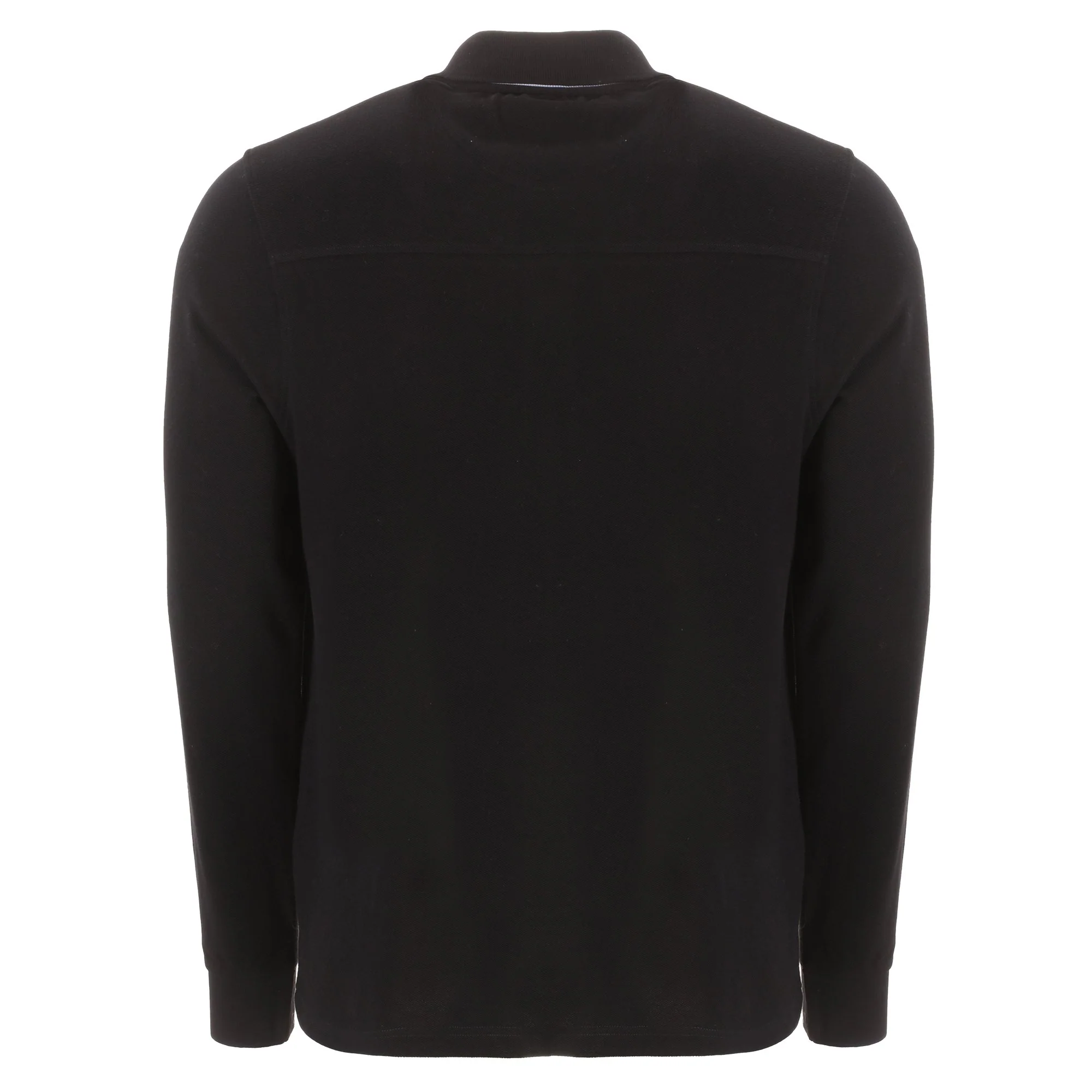 Polo manches longues  - Noir - Image 2