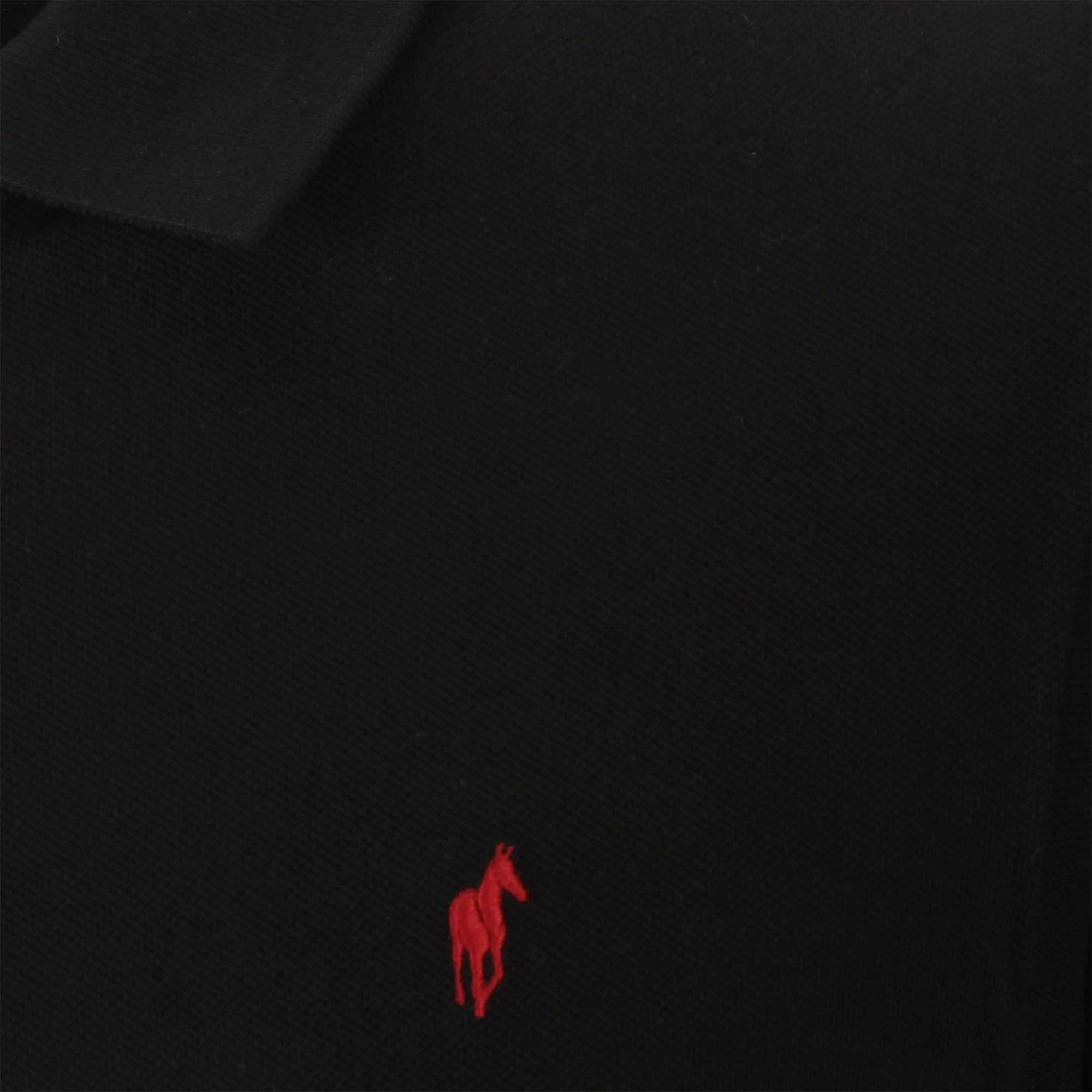 Polo manches longues  - Noir - Image 3