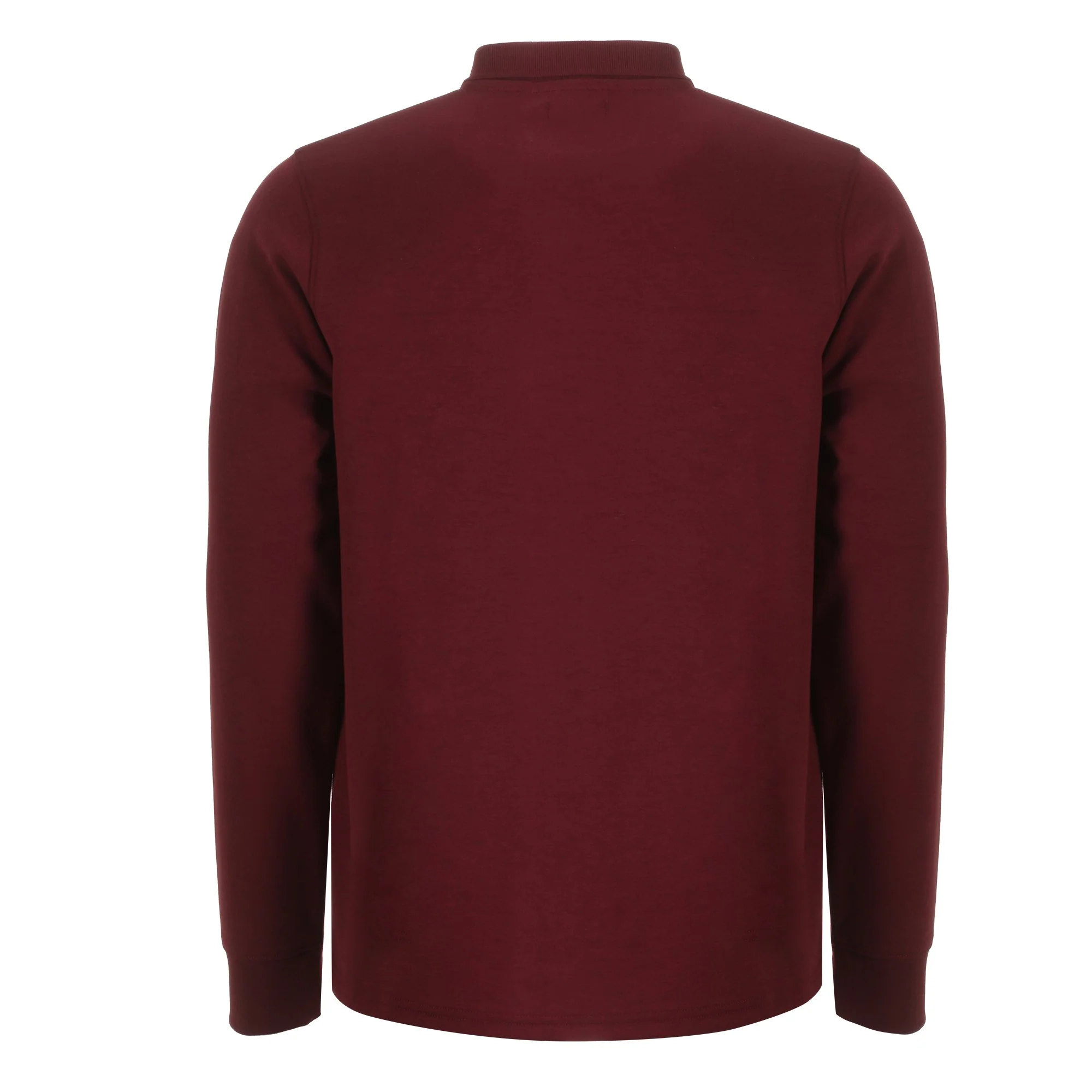 Polo manches longues - Rouge - Image 2
