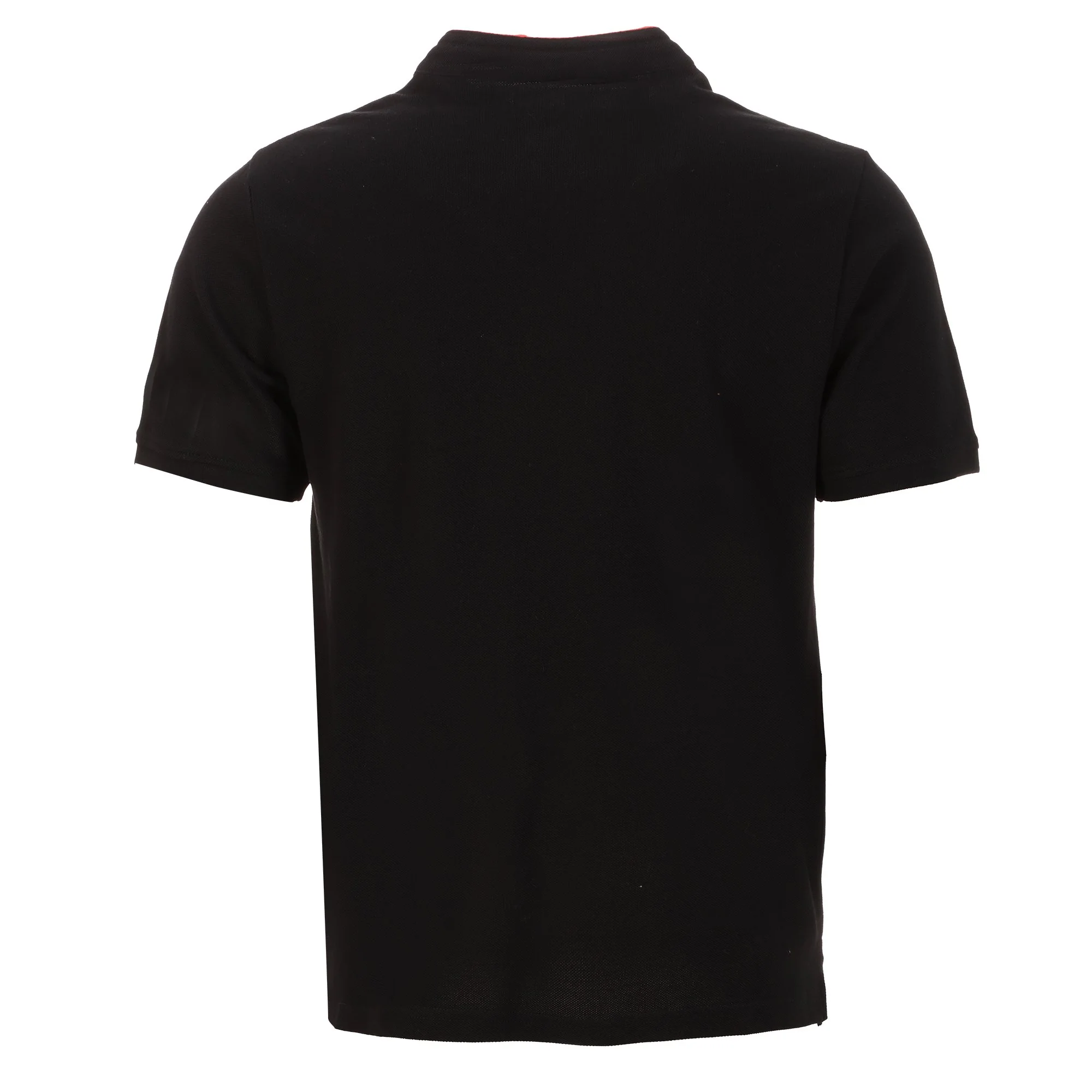POLO PIQUE MC UNI BRODERIE POITRINE DU M AU XXL - Noir - Image 2