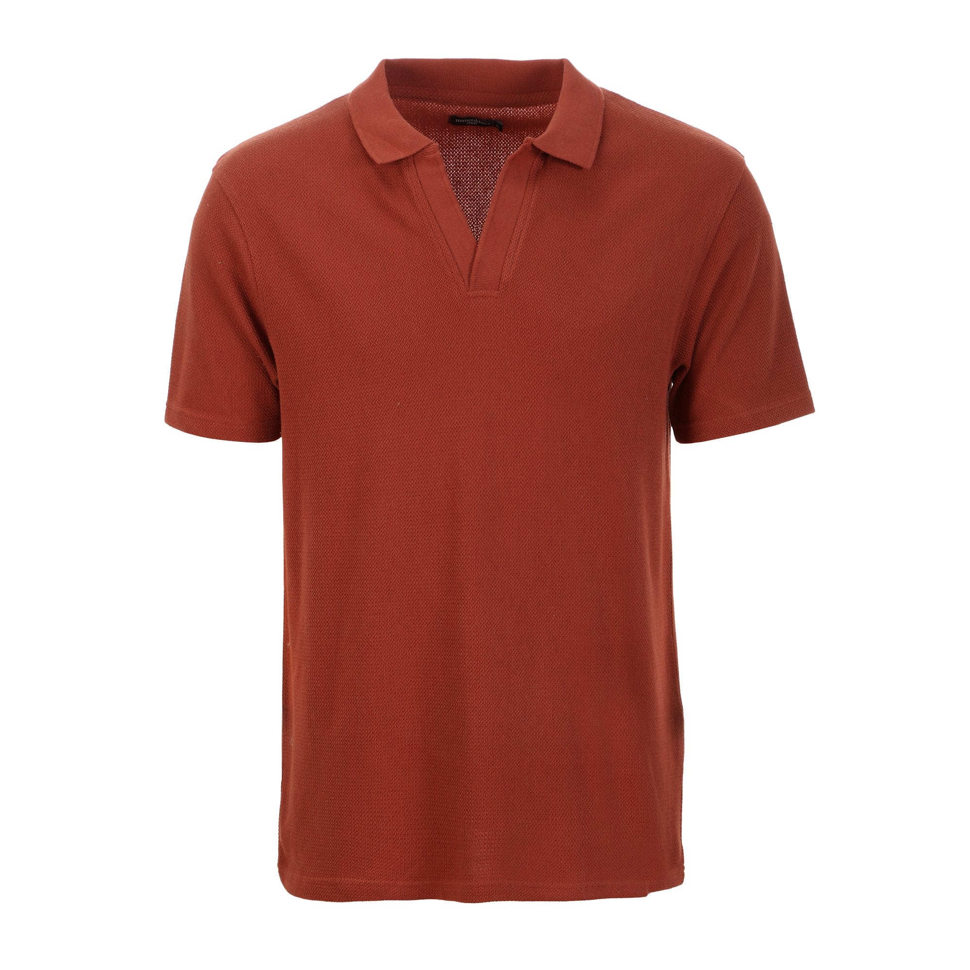 Polo texturé - Rouge