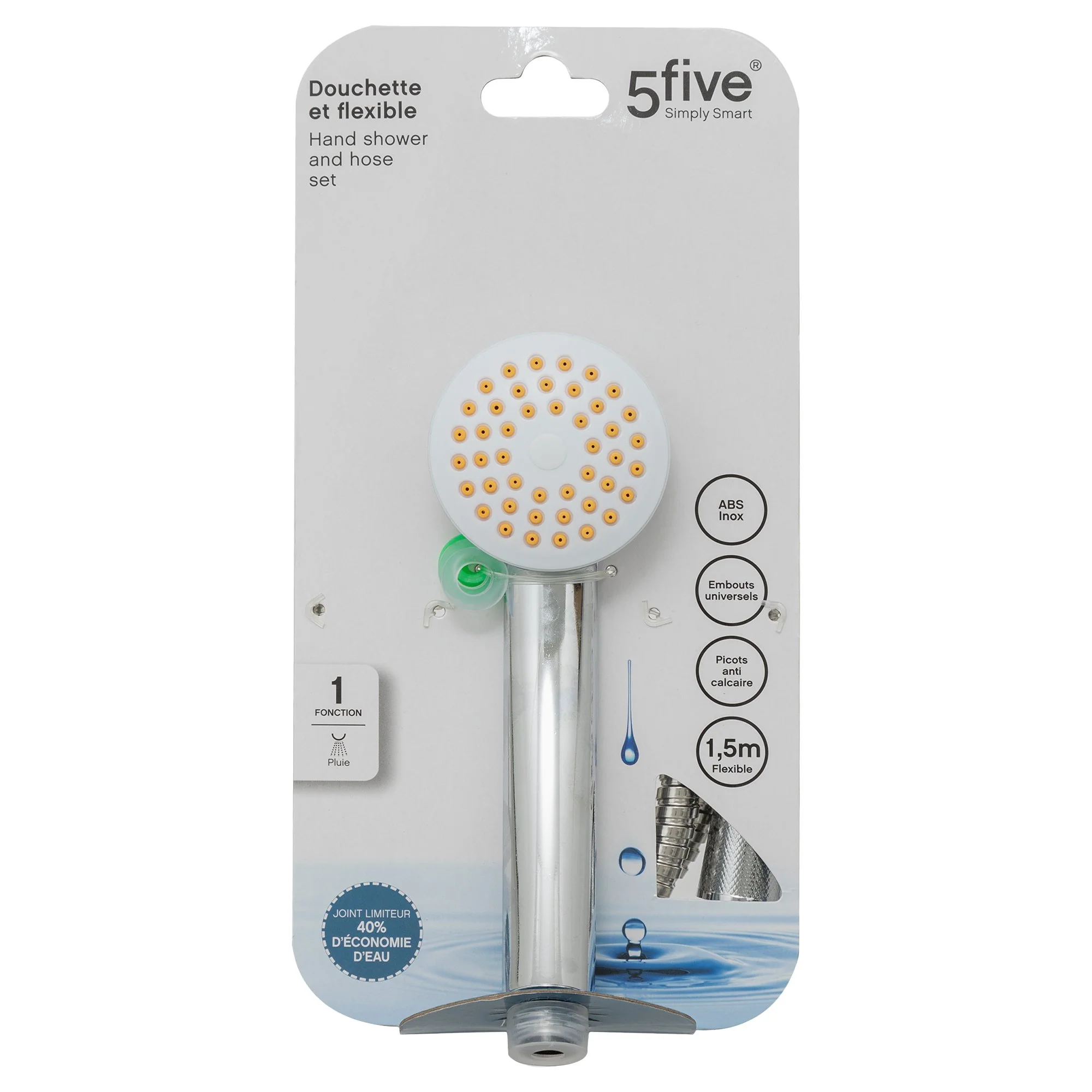 Pommeau douche couleur + flexible