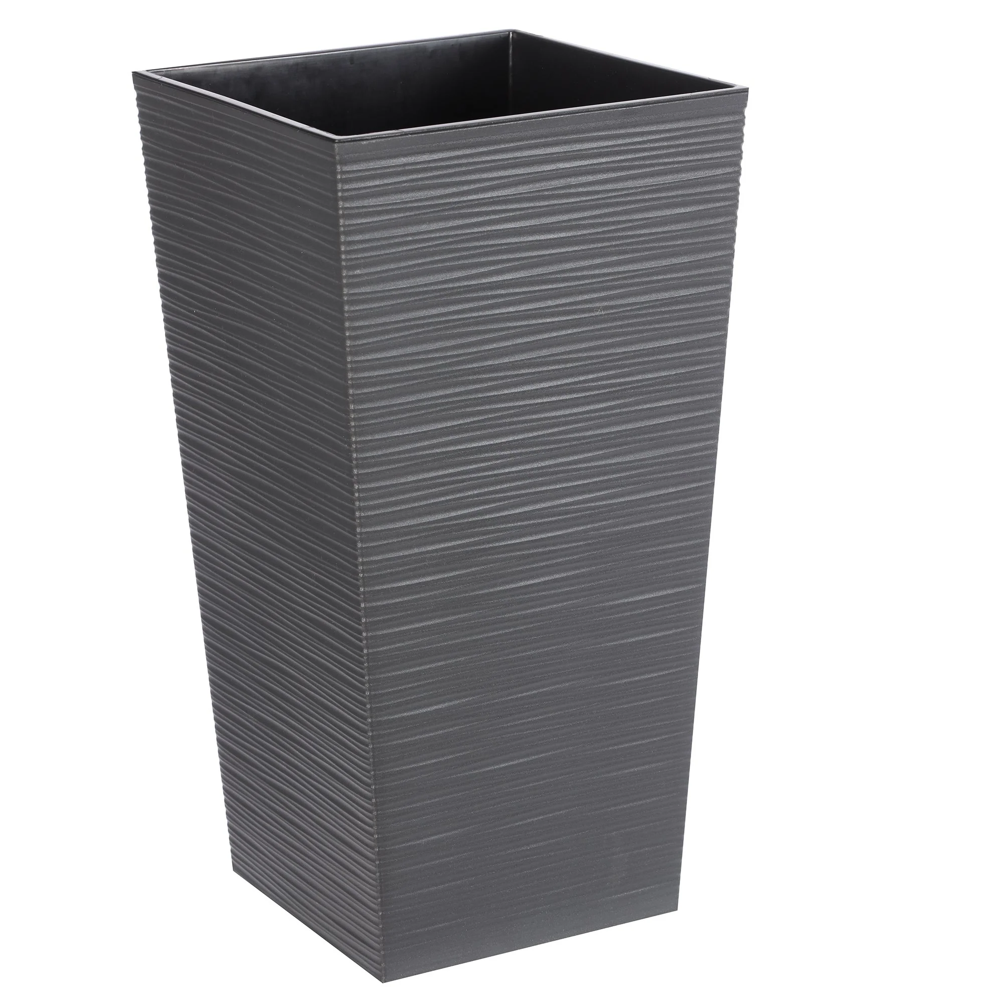POT CARRE EFFET BOIS 25X25XH46.5 CM - Image 3