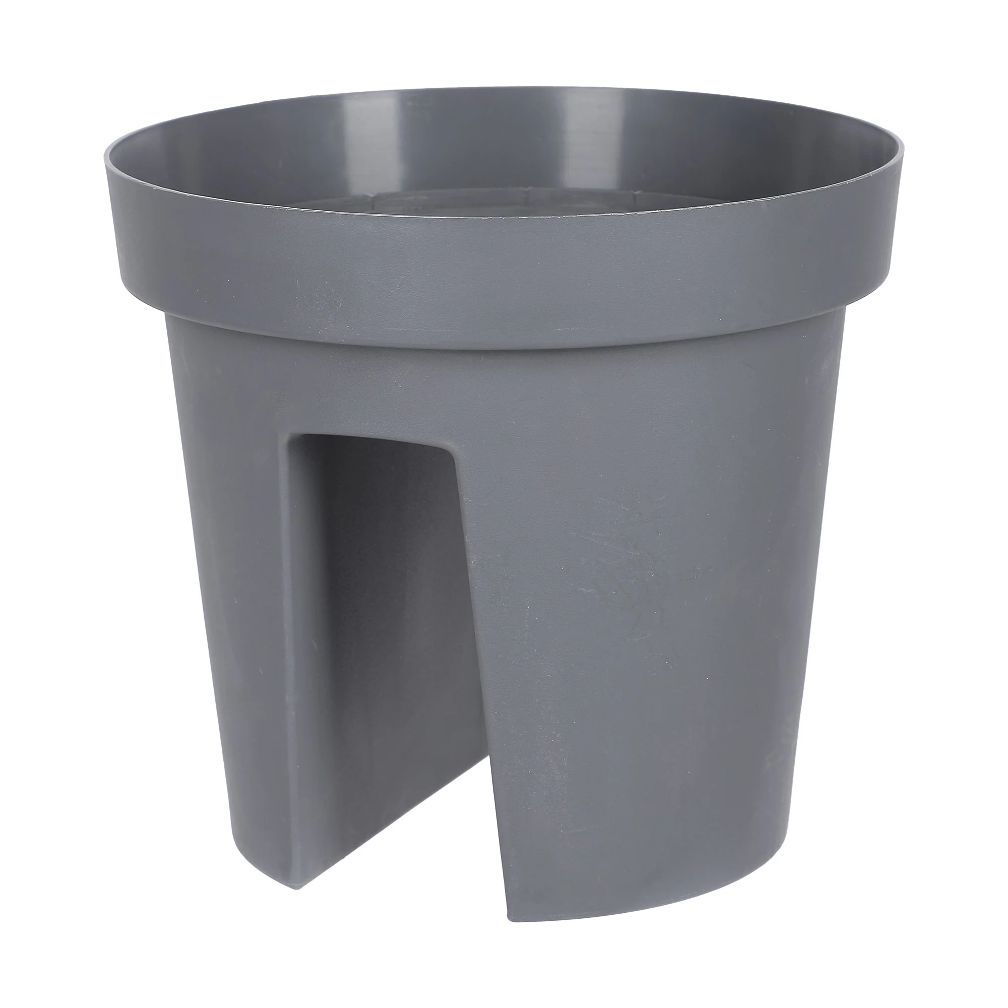 Pot de fleurs en plastique Gris - Gris