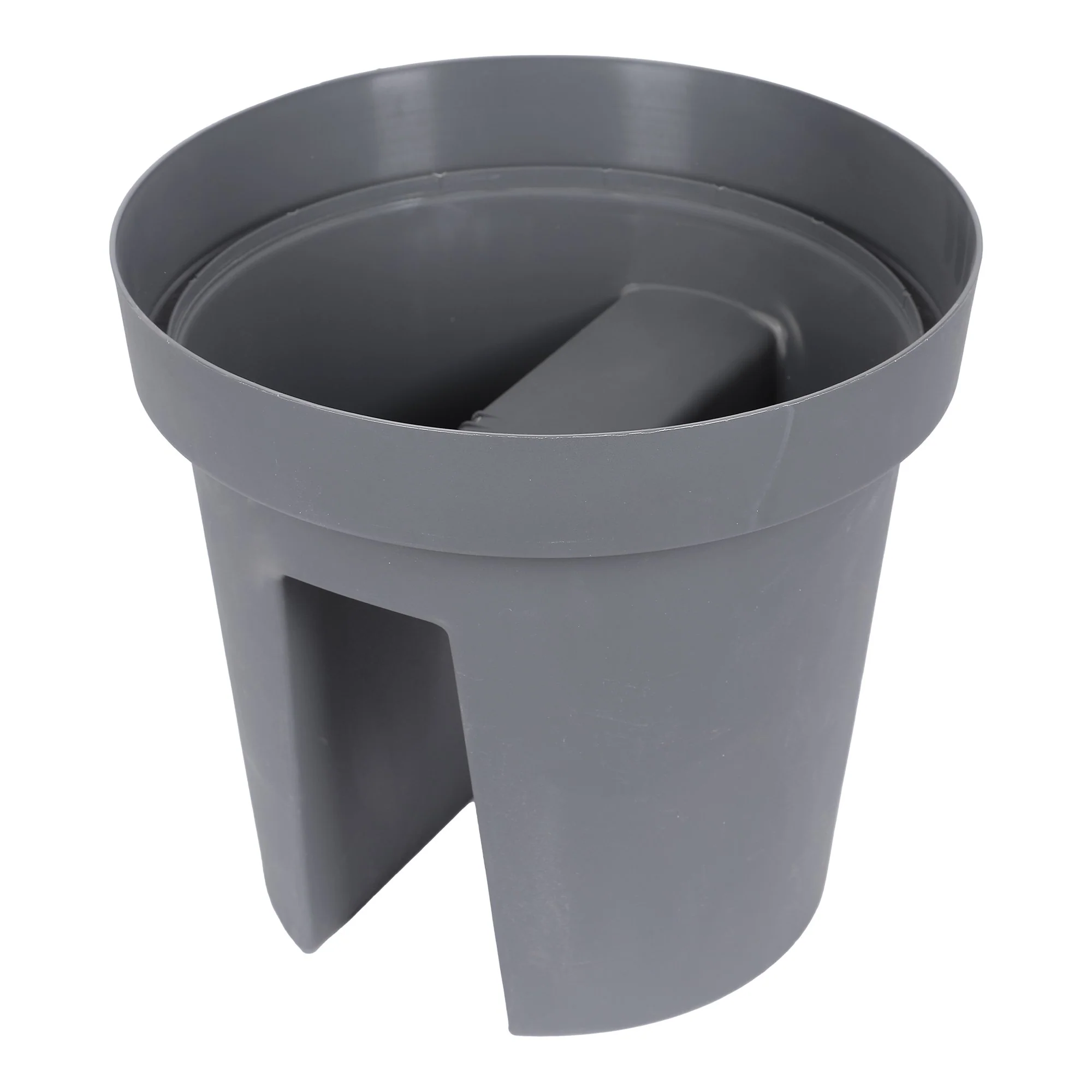 Pot de fleurs en plastique Gris - Gris - Image 2