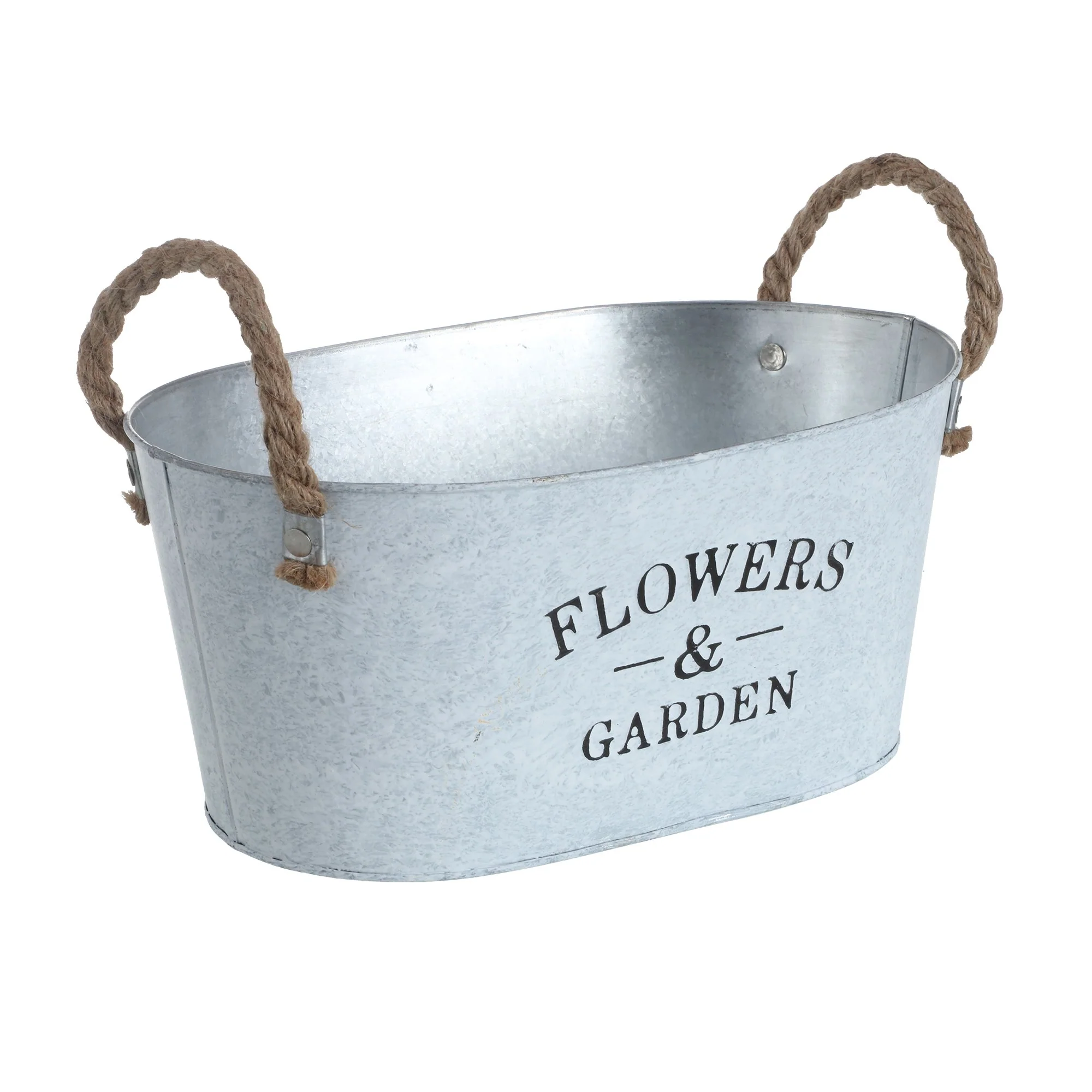 Pot en métal Flowers & Garden 13cm - Image 2