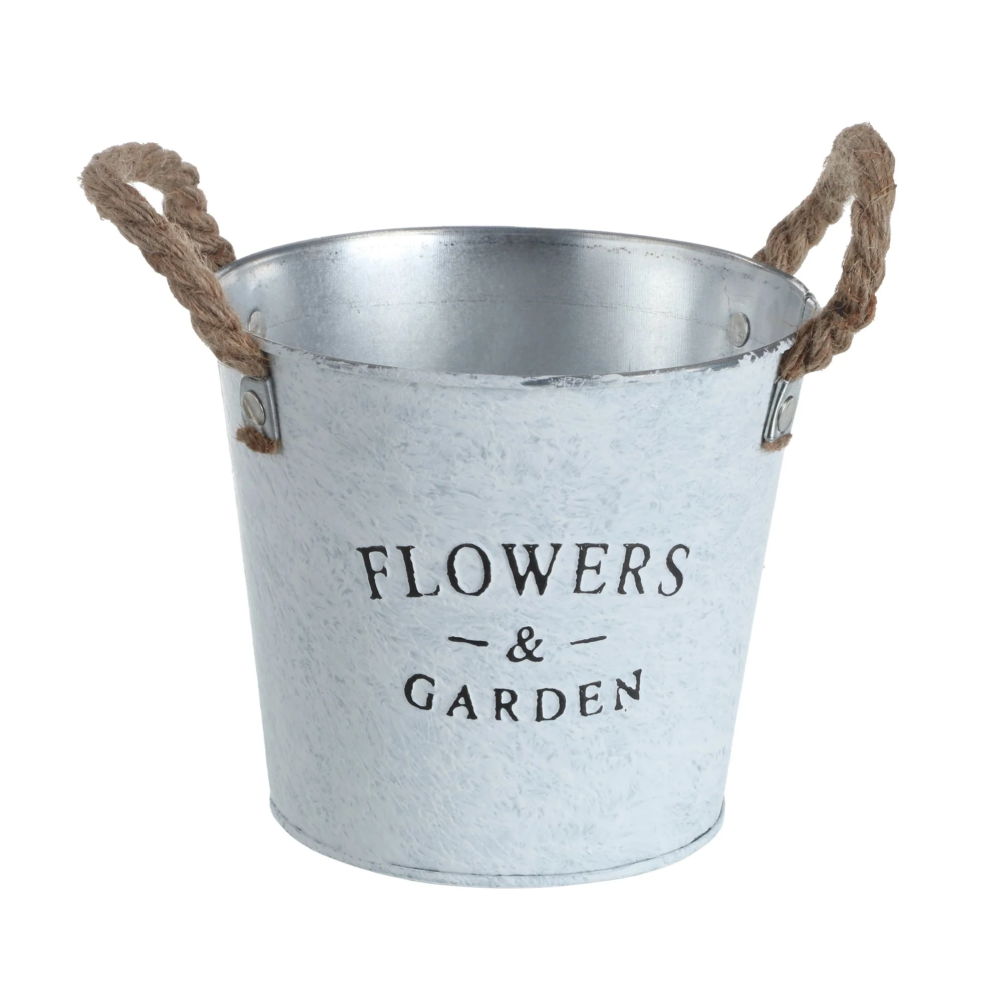 Pot en métal Flowers & Garden 14cm