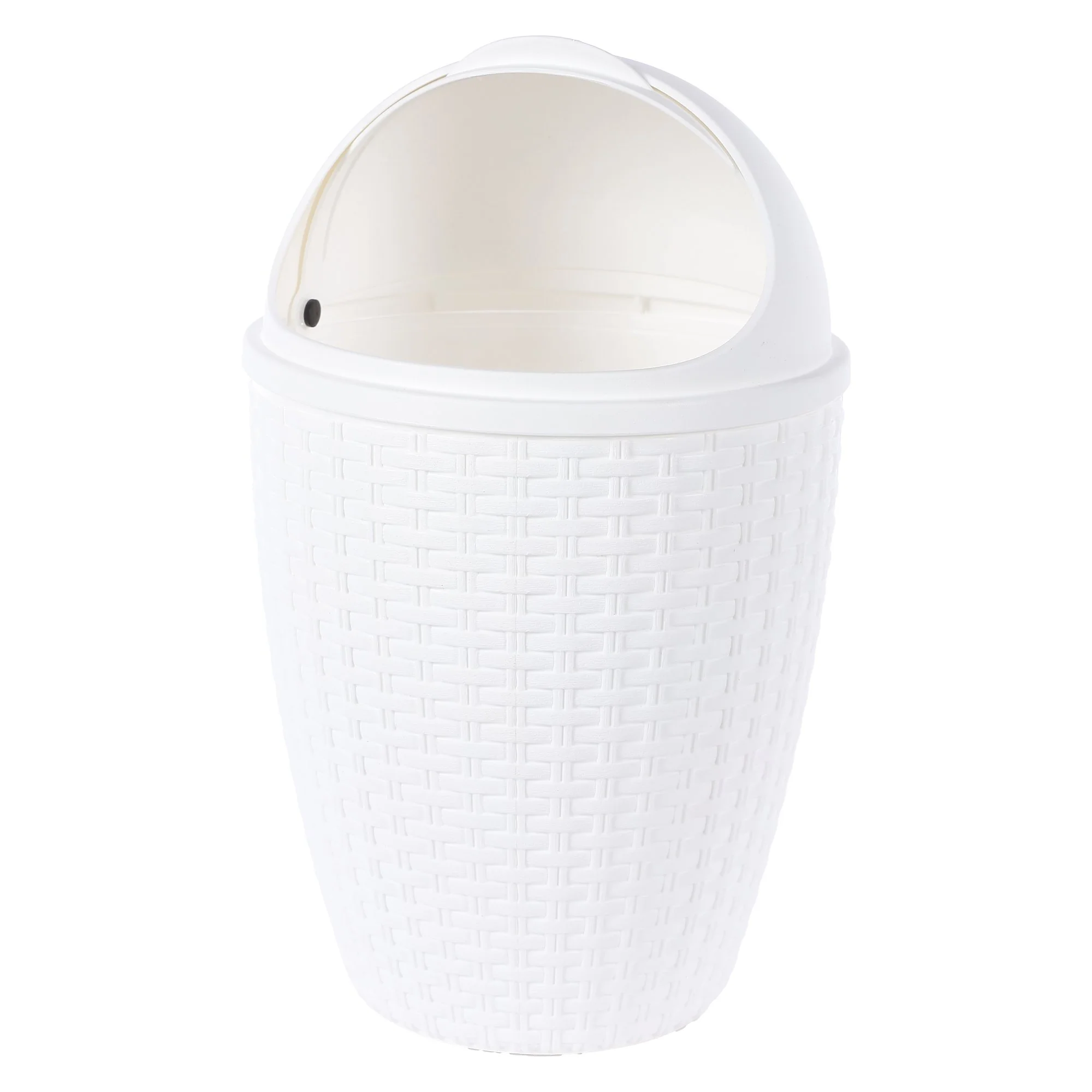 Poubelle de salle de bain Ronde 6L - Blanc - Image 3