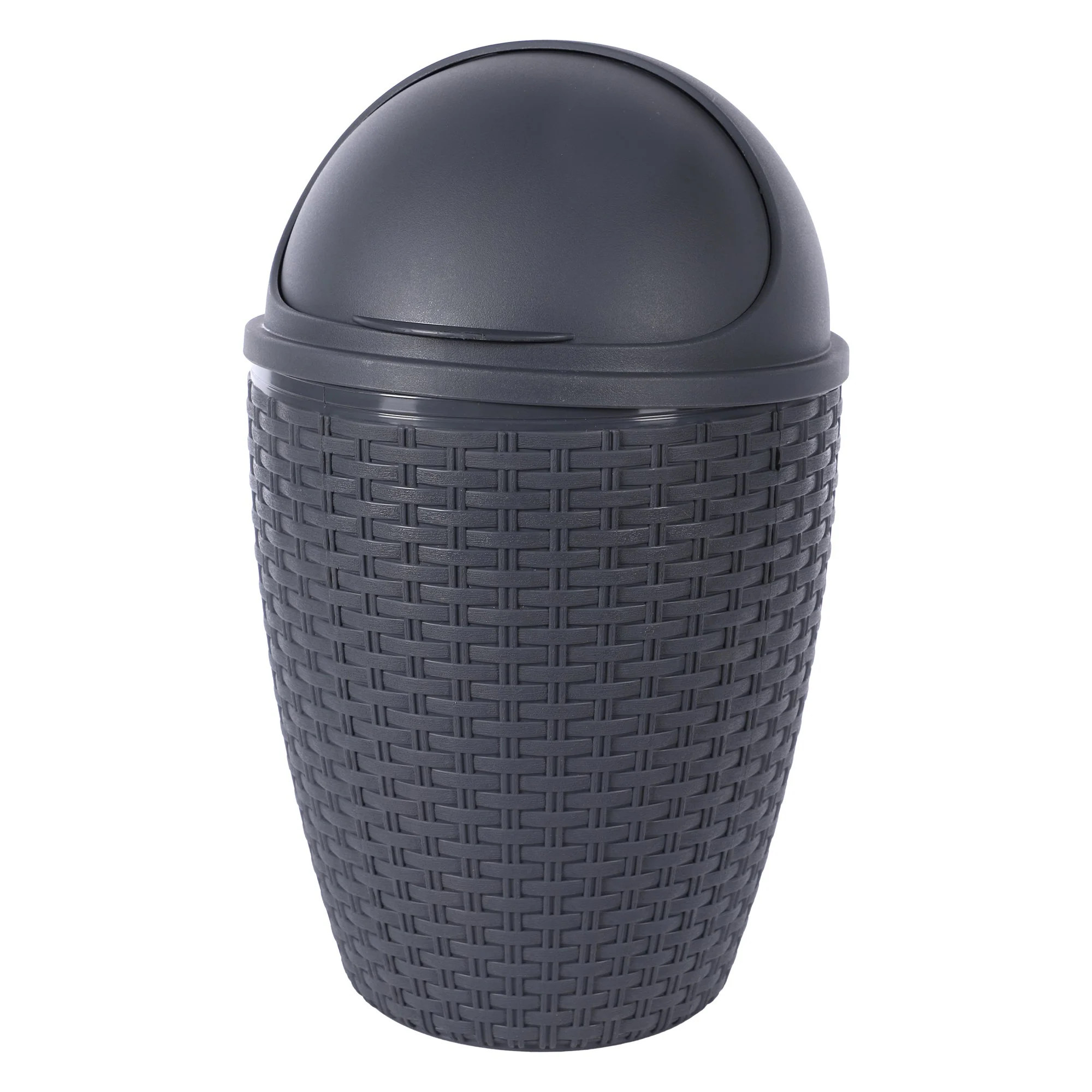 Poubelle de salle de bain Ronde 6L - Gris