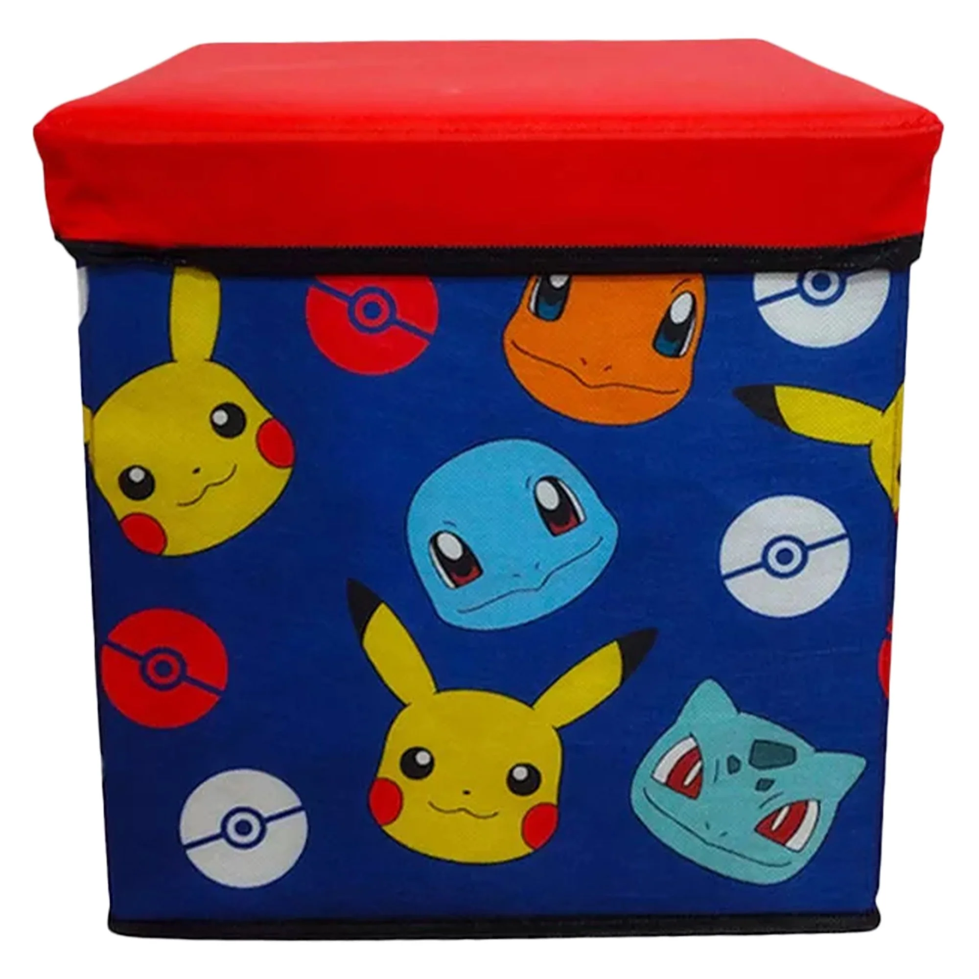 Pouf de rangement pliable Pokémon