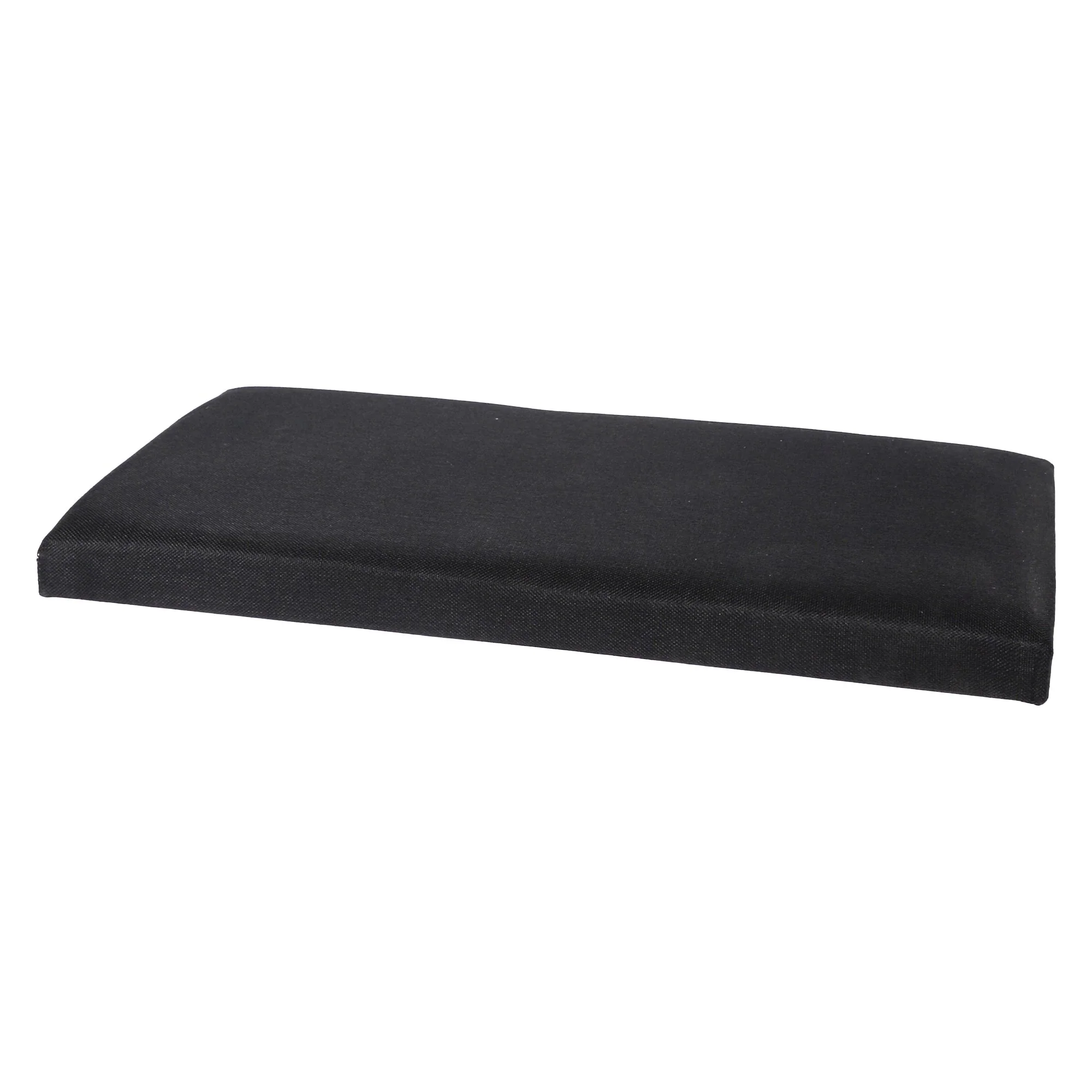Pouf double pliable imitation lin