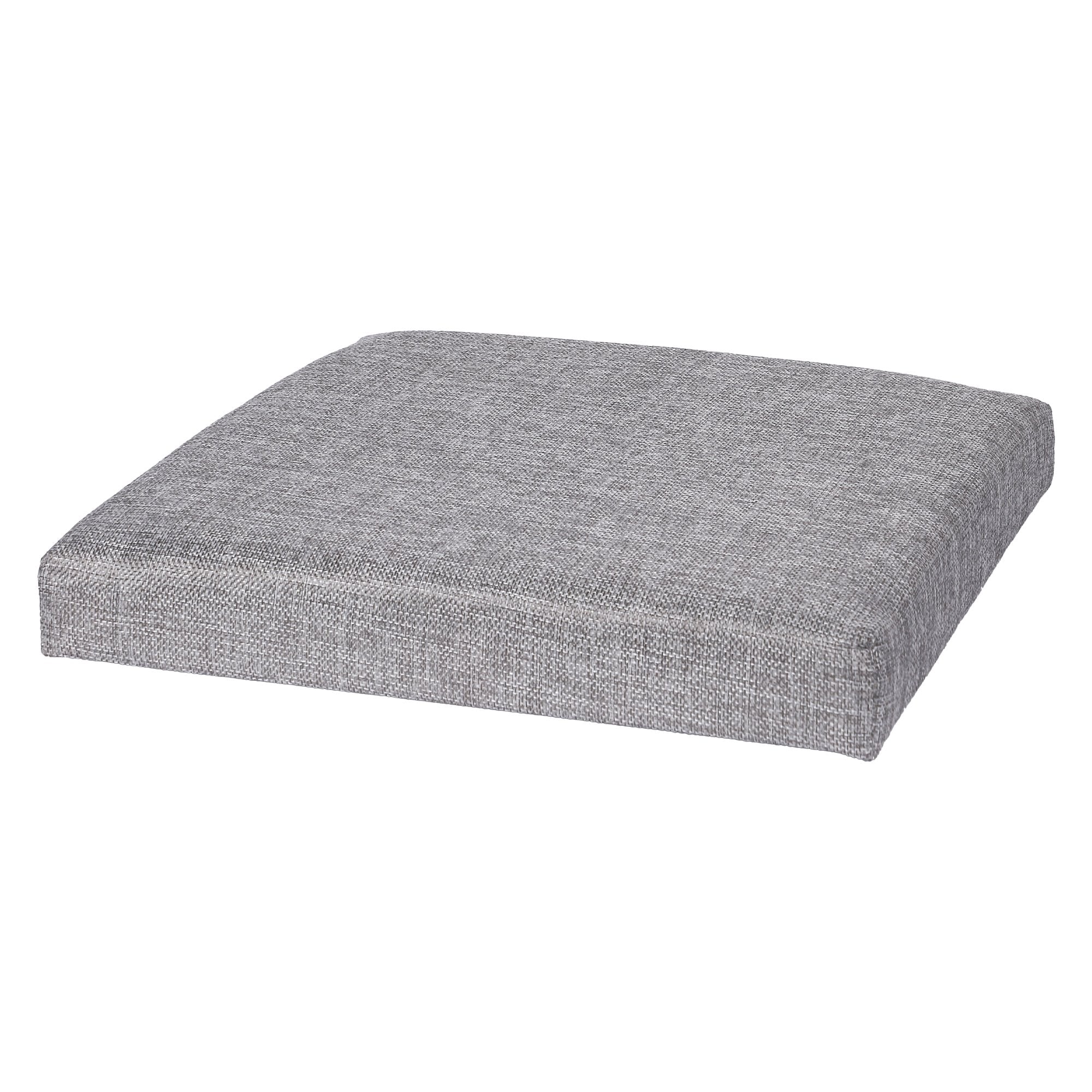 Pouf simple pliable imitation lin