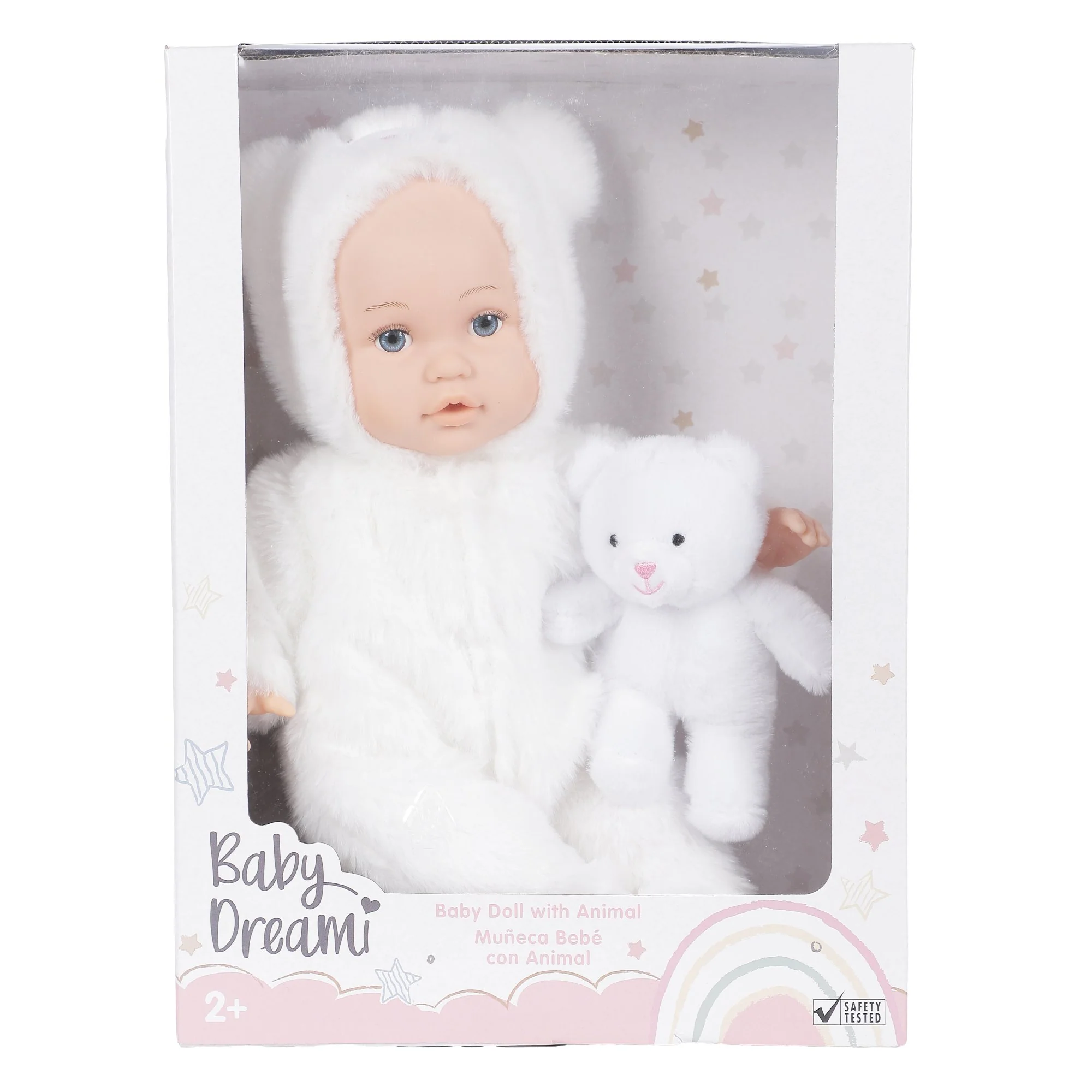 Poupon peluche - Rose - Image 4