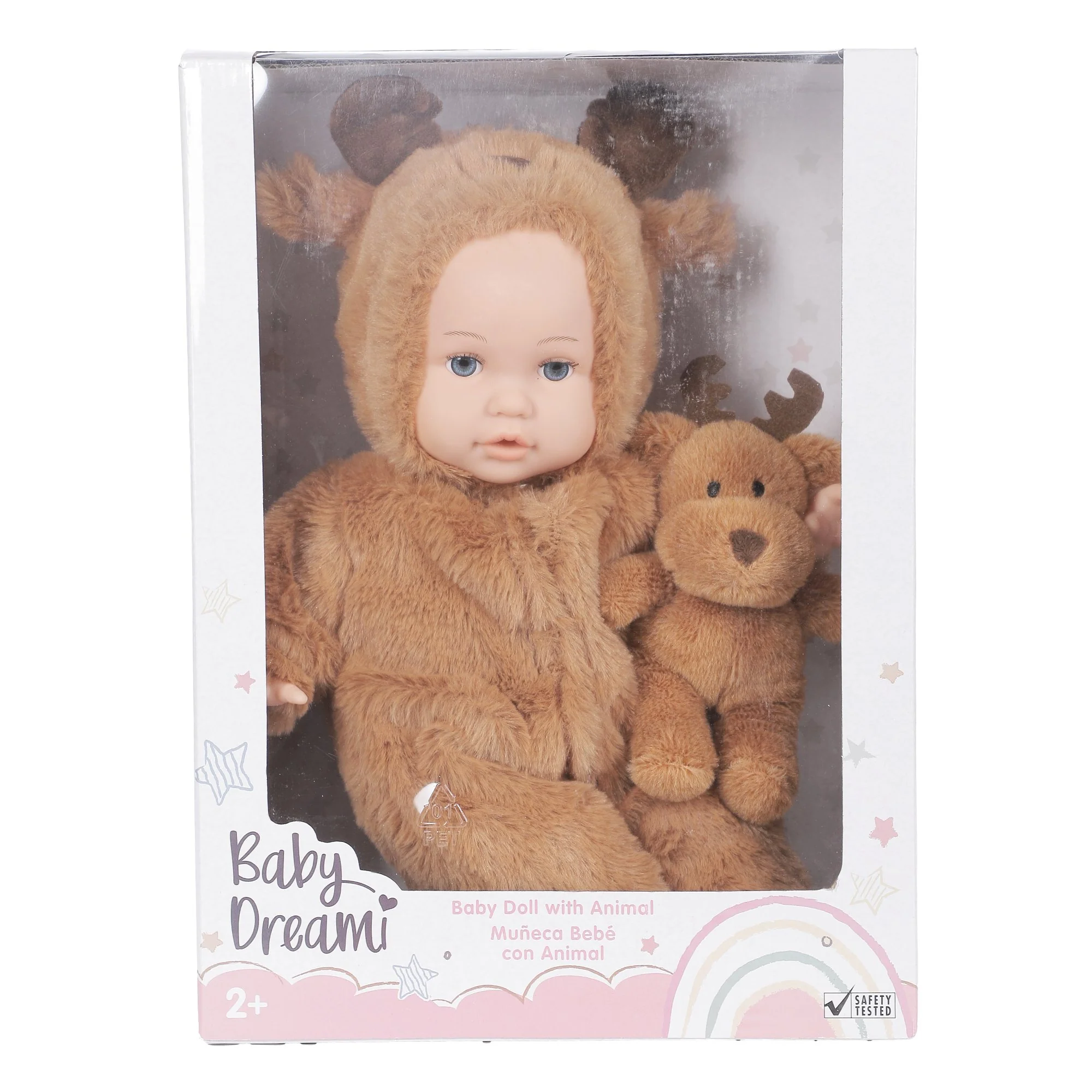 Poupon peluche - Rose - Image 6