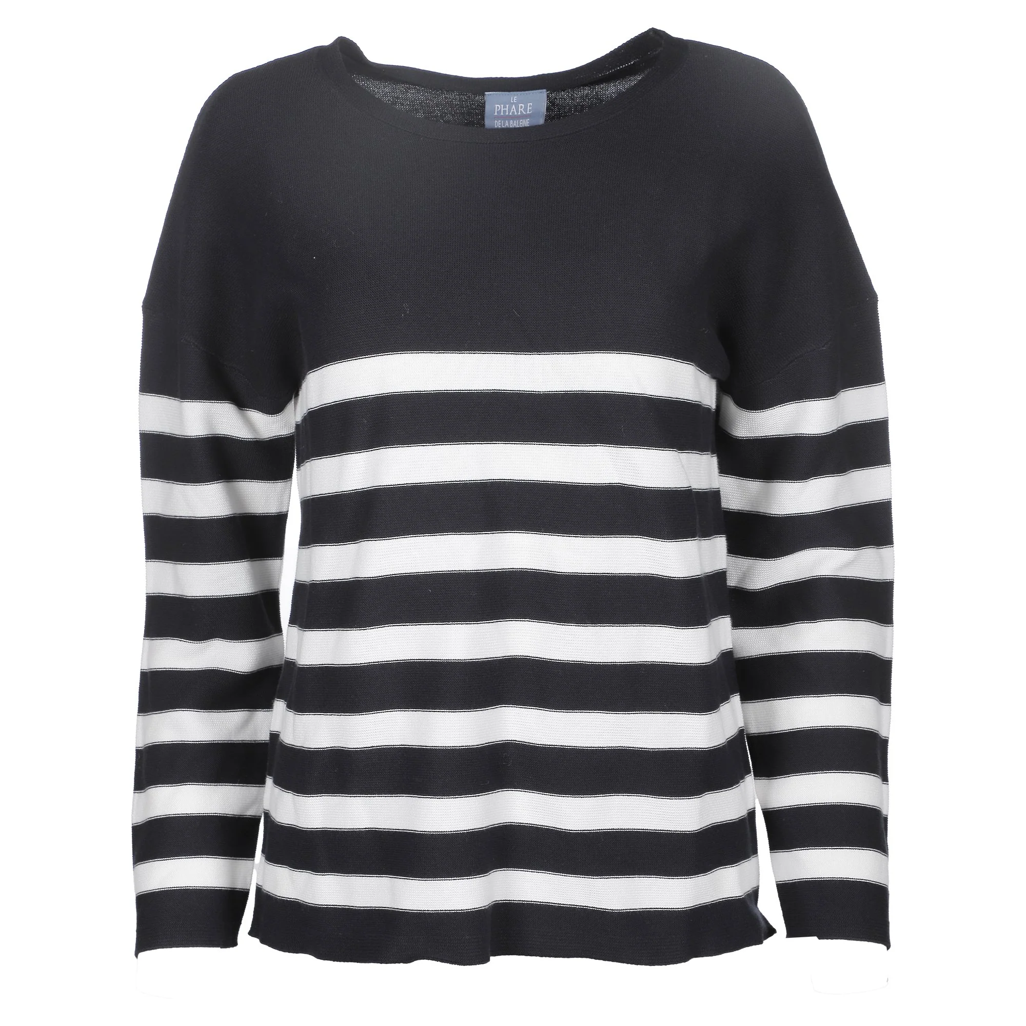 Pull col bateau  - Bleu