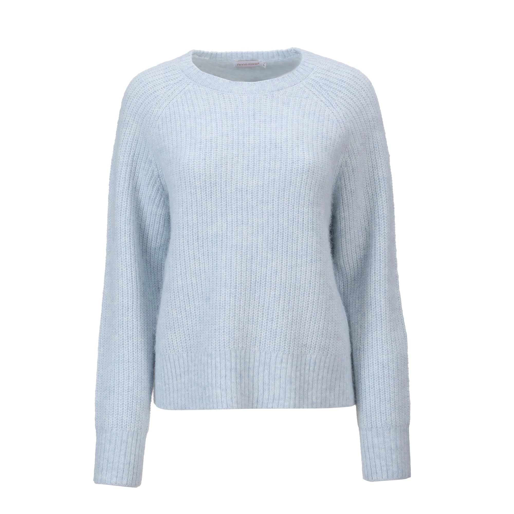Pull col rond - Bleu