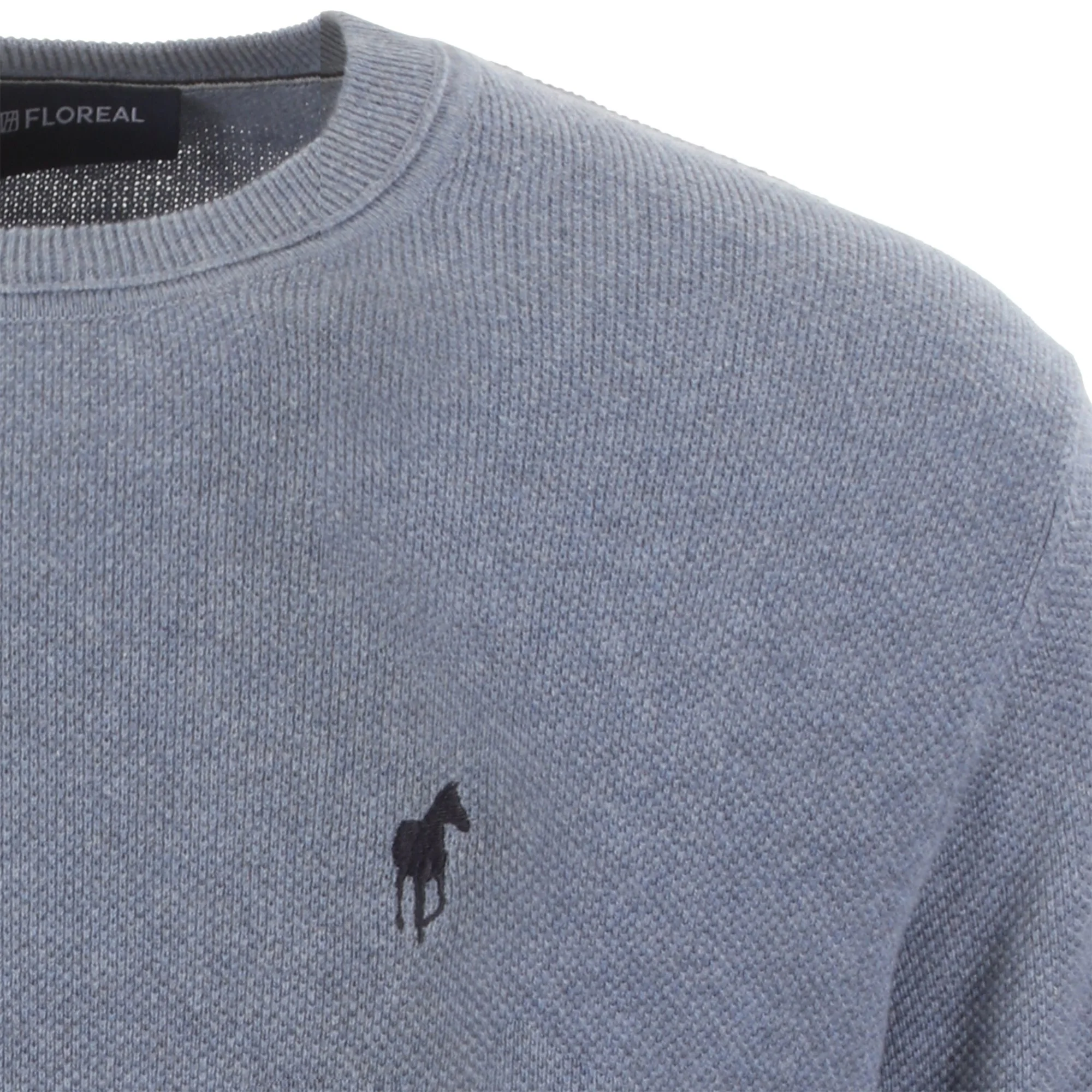 Pull col rond - Bleu - Image 3