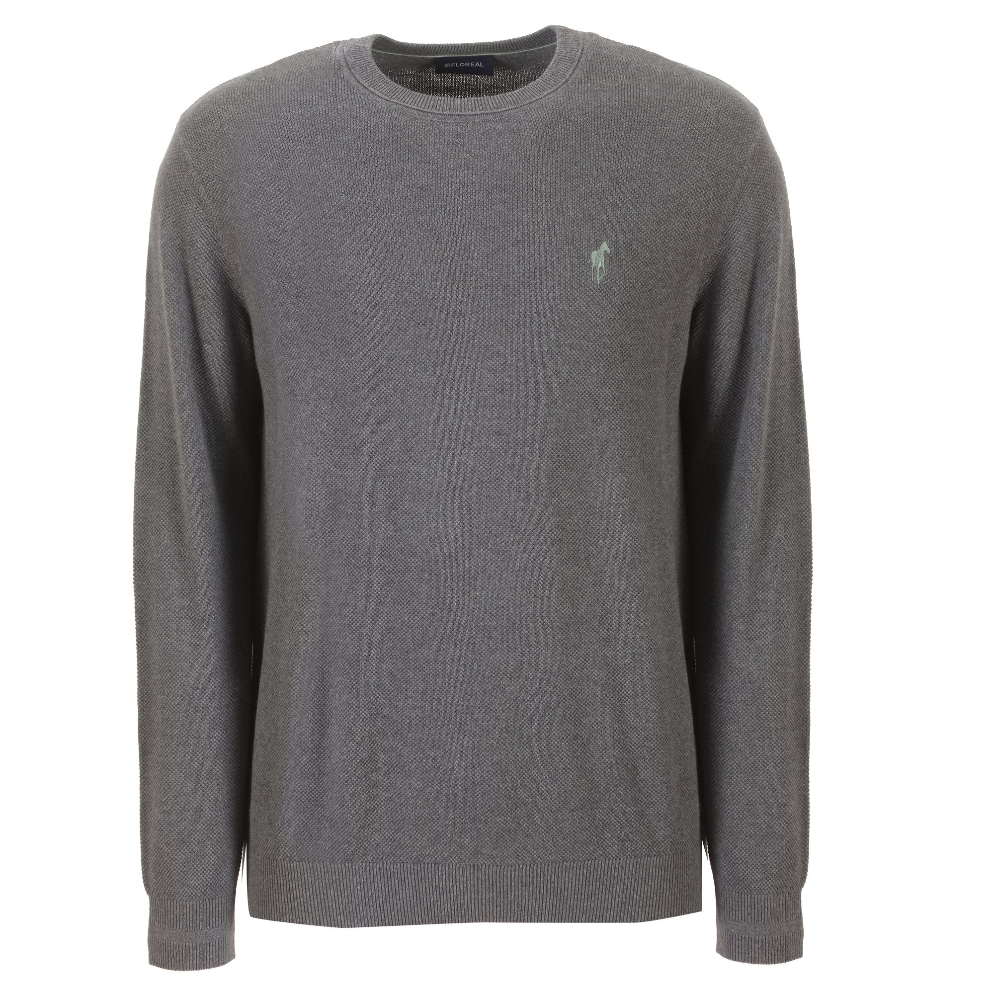 Pull col rond - Gris