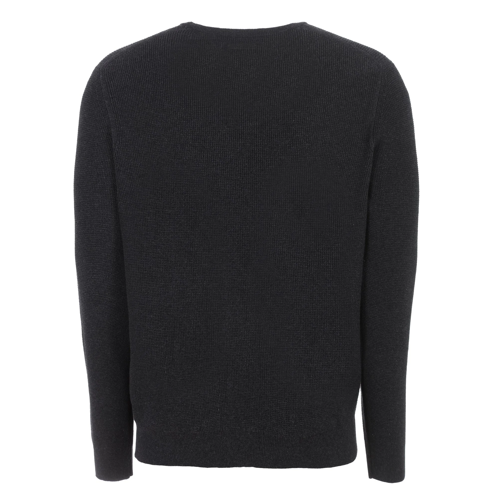 Pull col rond gris ou marron - Gris - Image 2