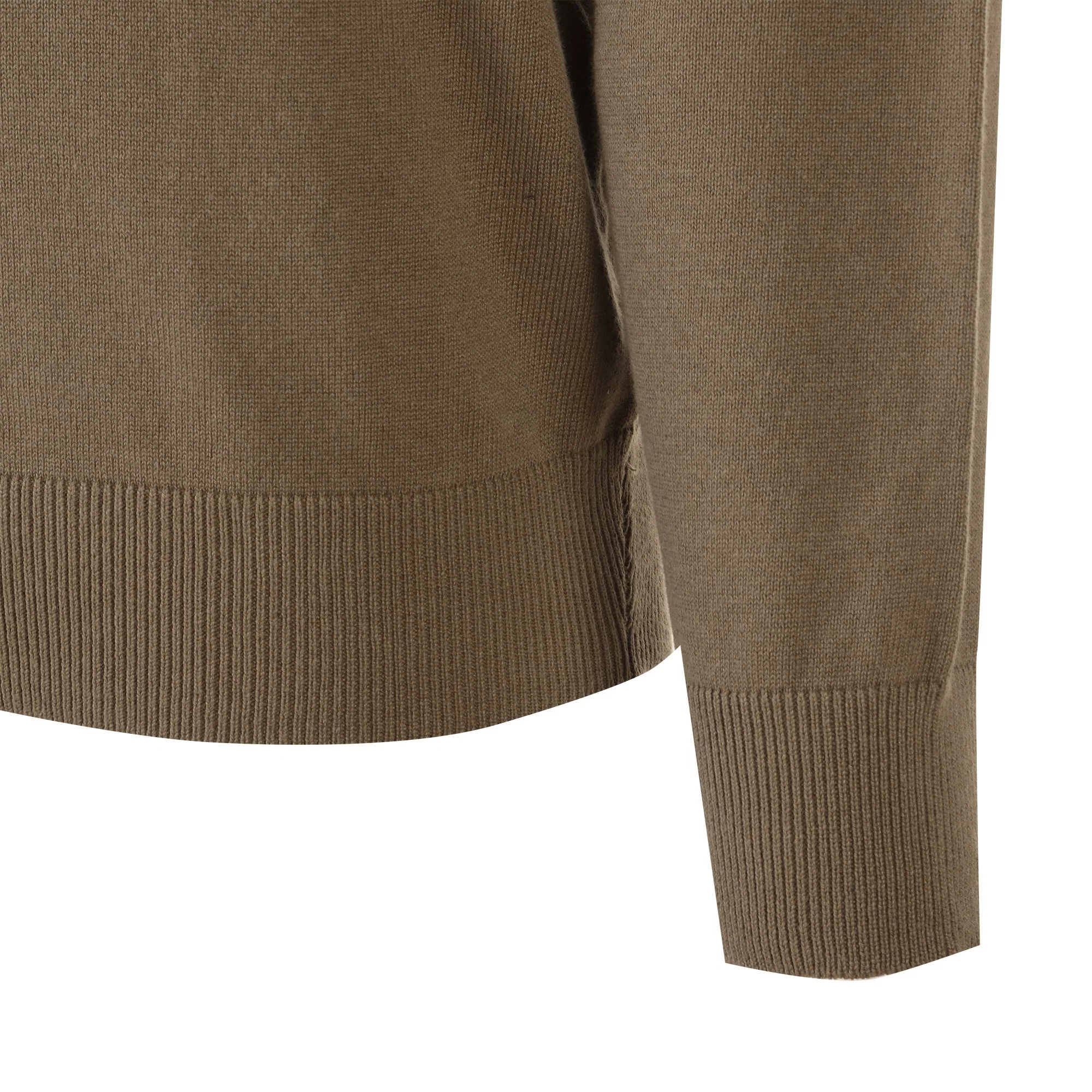 Pull col rond  - Kaki - Image 3