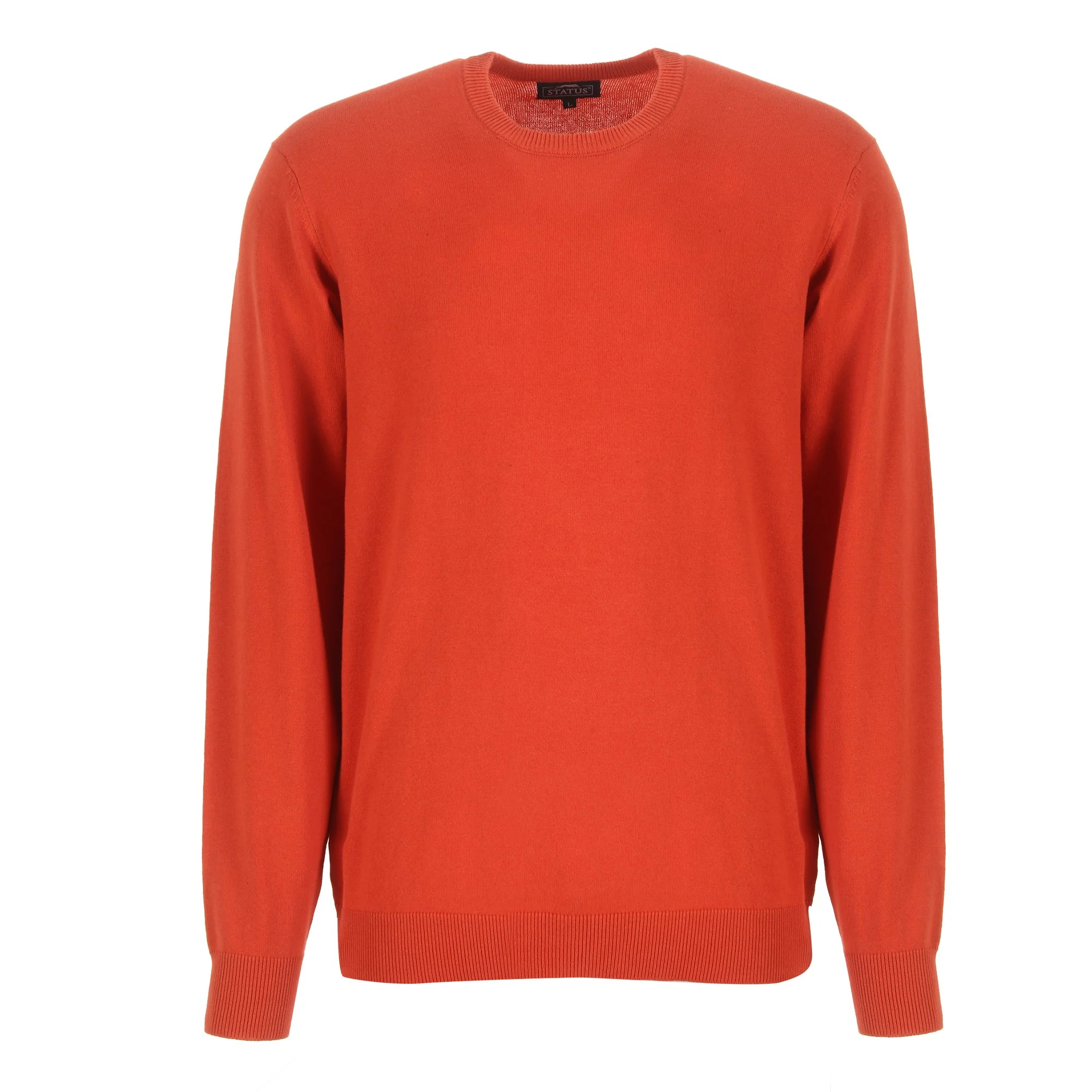 Pull col rond  - Orange