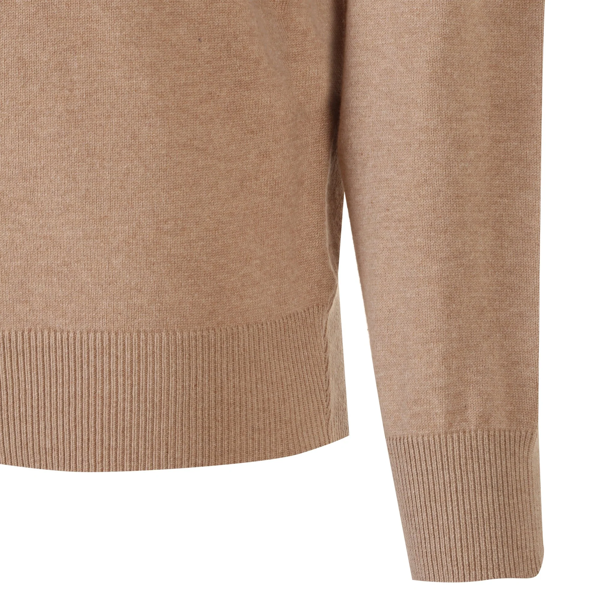 Pull col V - Beige - Image 3