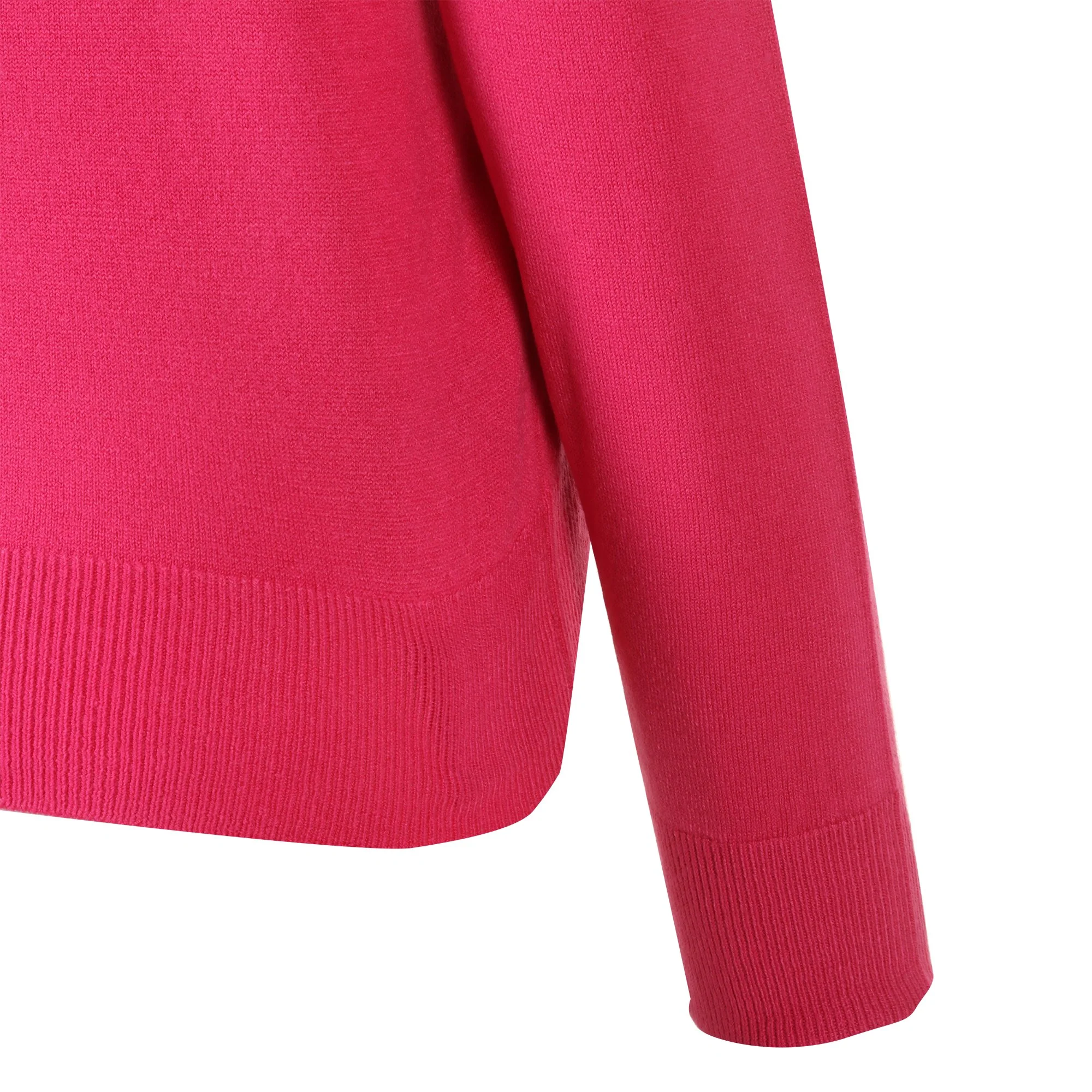 Pull col V touché cachemire - Rose - Image 3