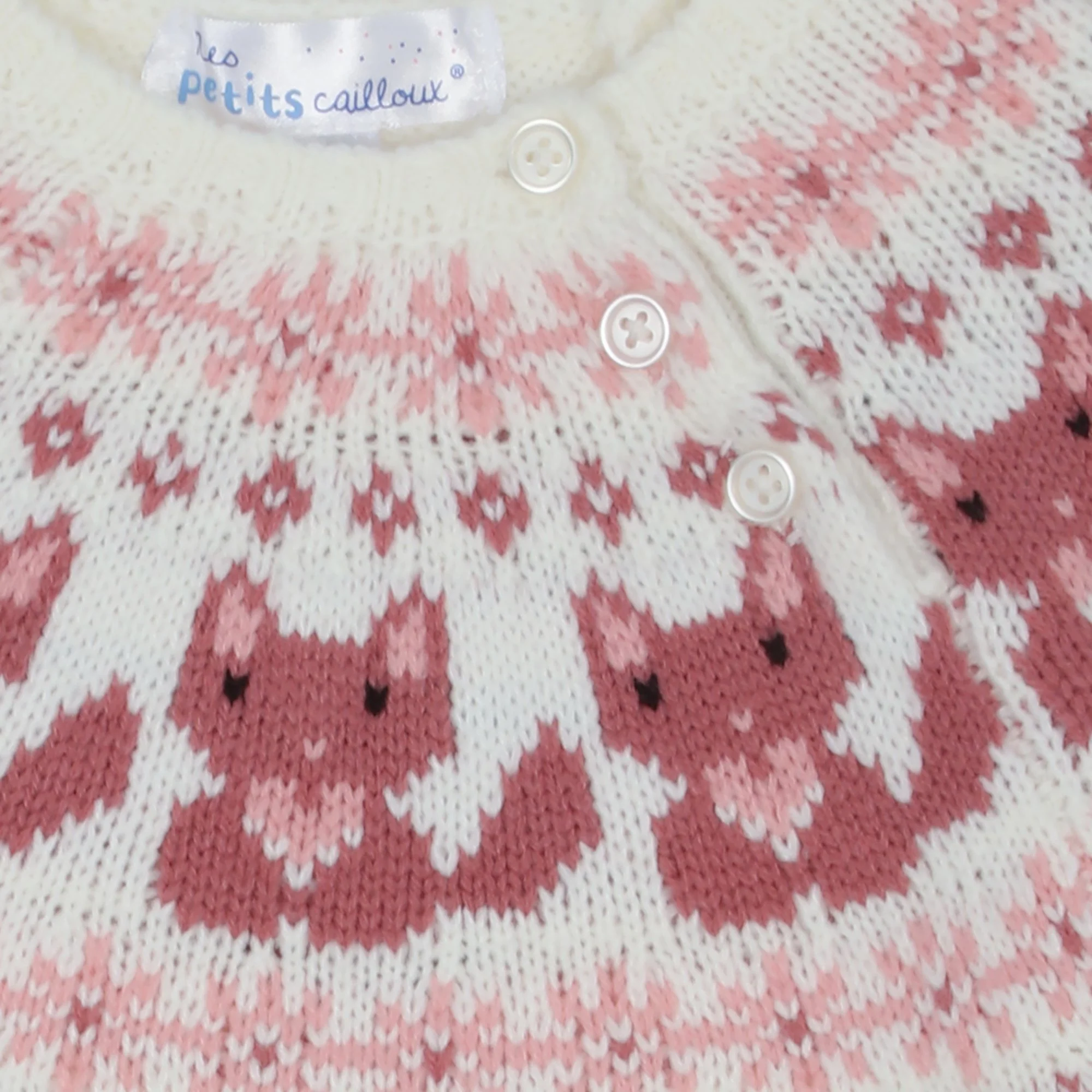 Pull tricot 3/36 mois  - Beige - Image 3