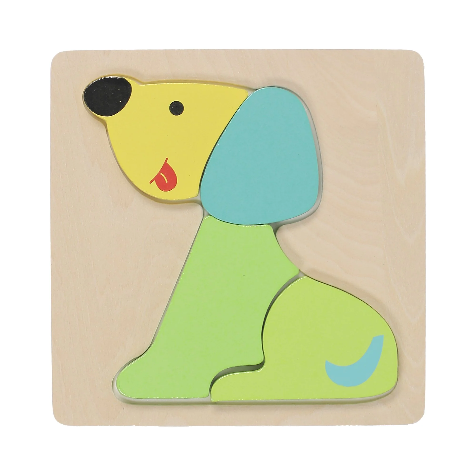 Puzzle en bois 1er âge  - Bleu - Image 4