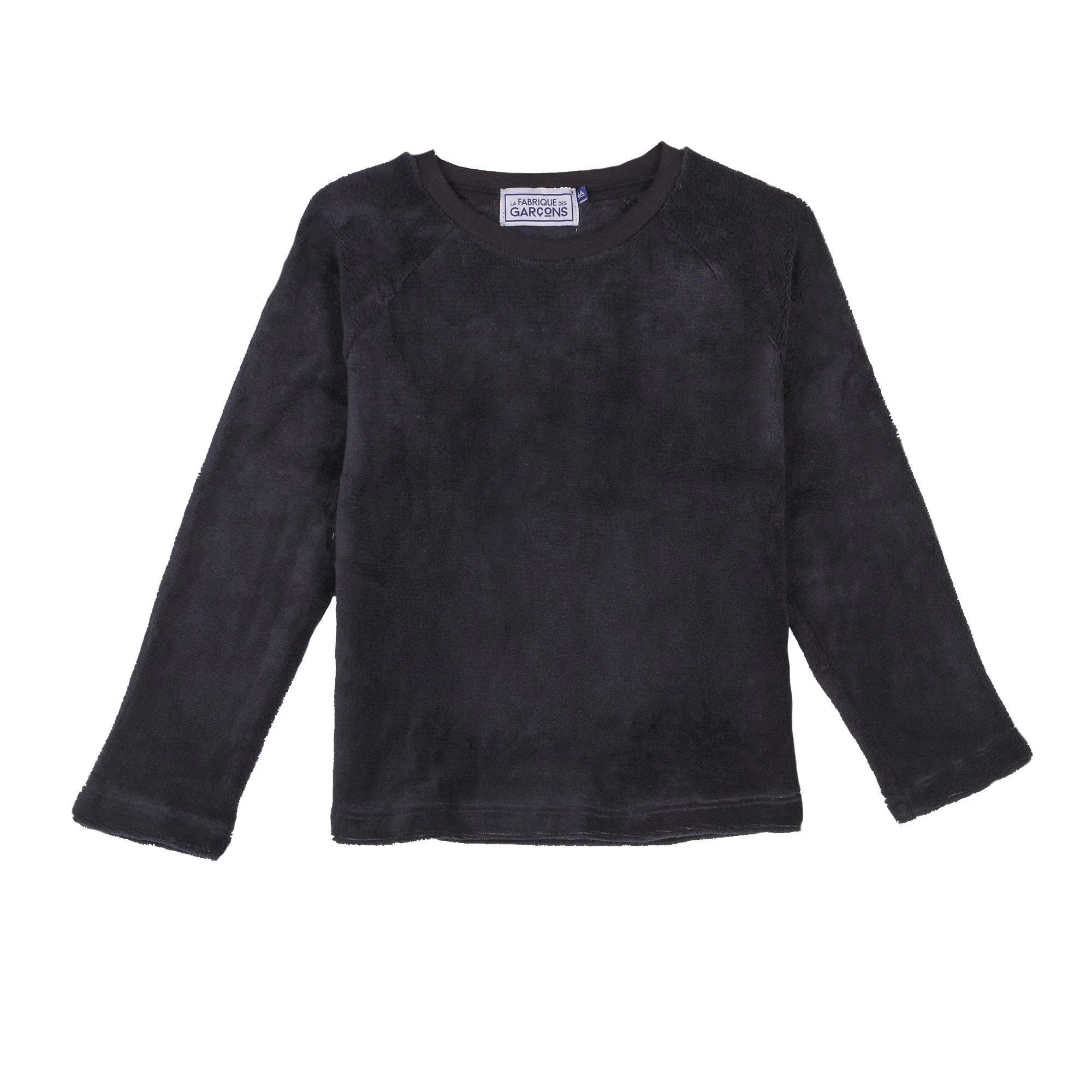 Pyjama coral fleece bas à carreaux 4/12 ans - Bleu foncé - Image 2