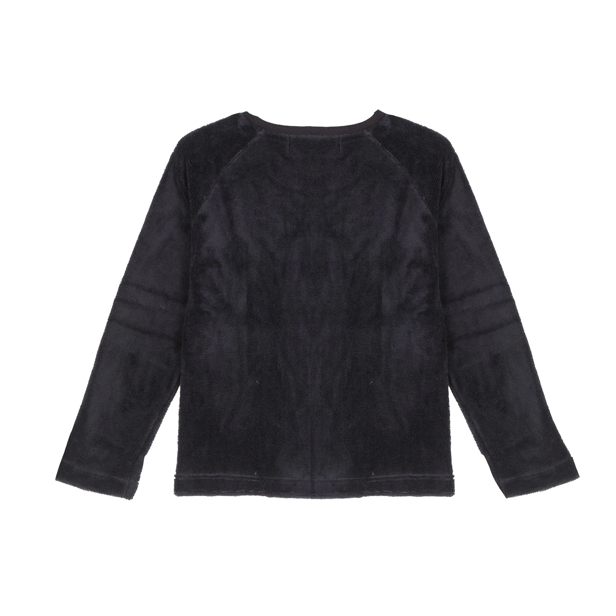 Pyjama coral fleece bas à carreaux 4/12 ans - Bleu foncé - Image 3