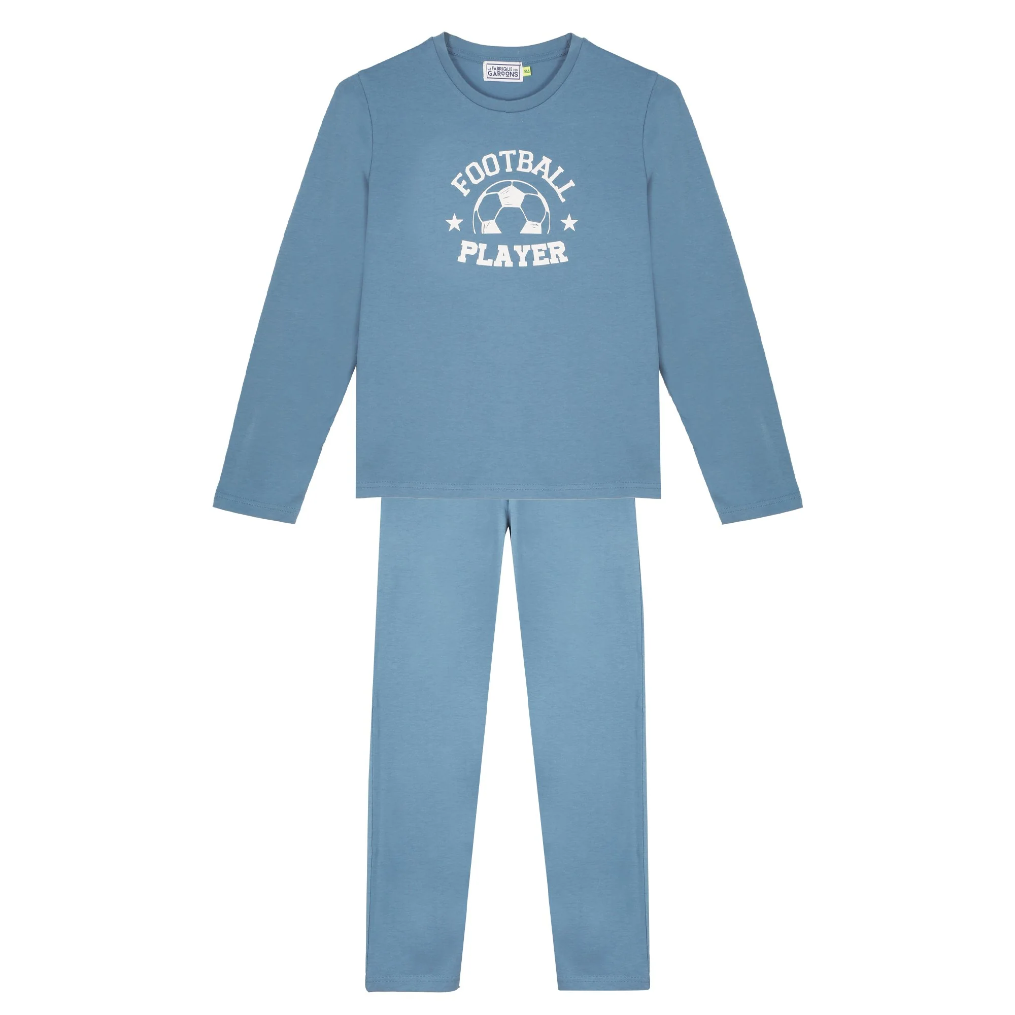 Pyjama en jersey 3/12 ans - Bleu