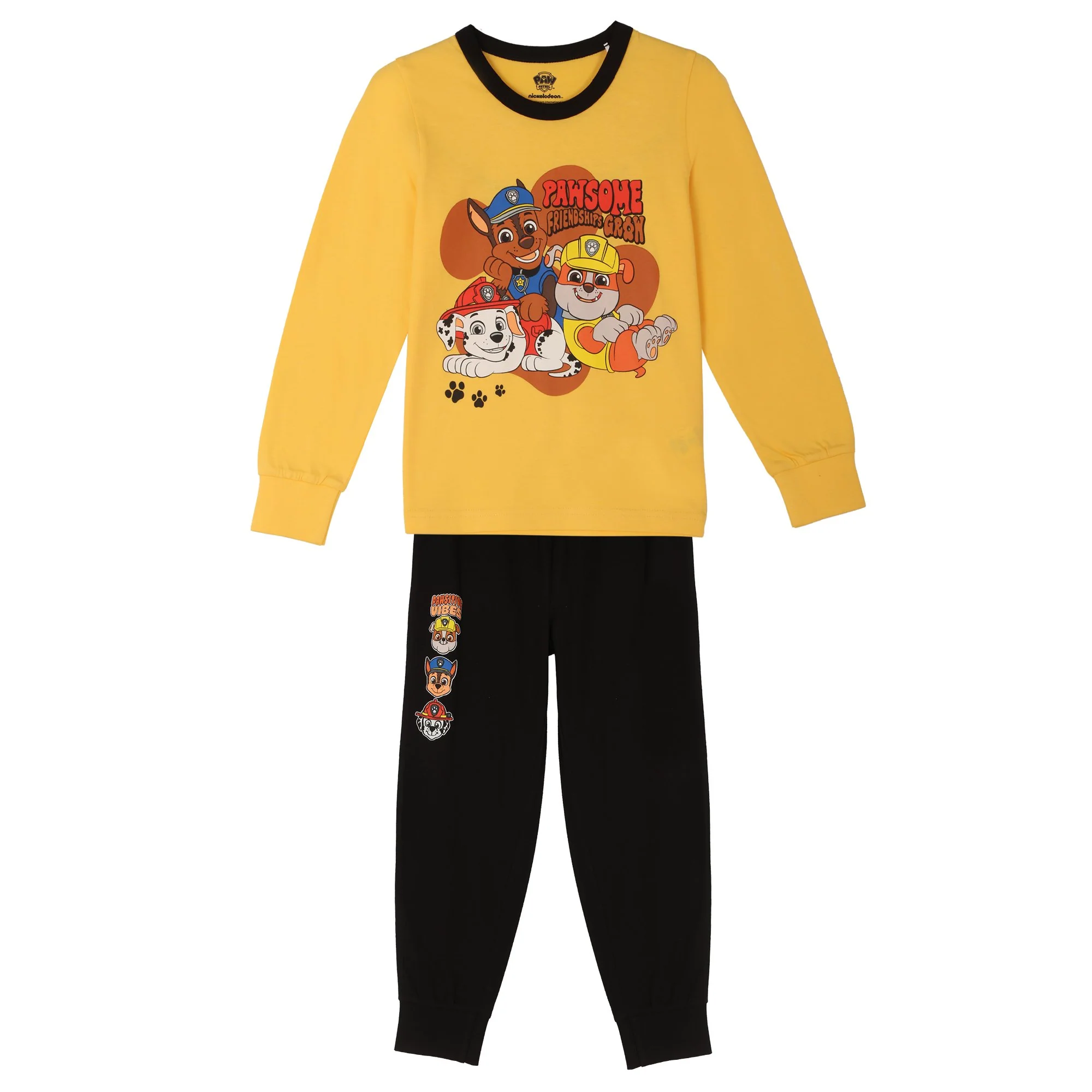 PYJAMA JERSEY BAS RESERRE 4/8A - Jaune